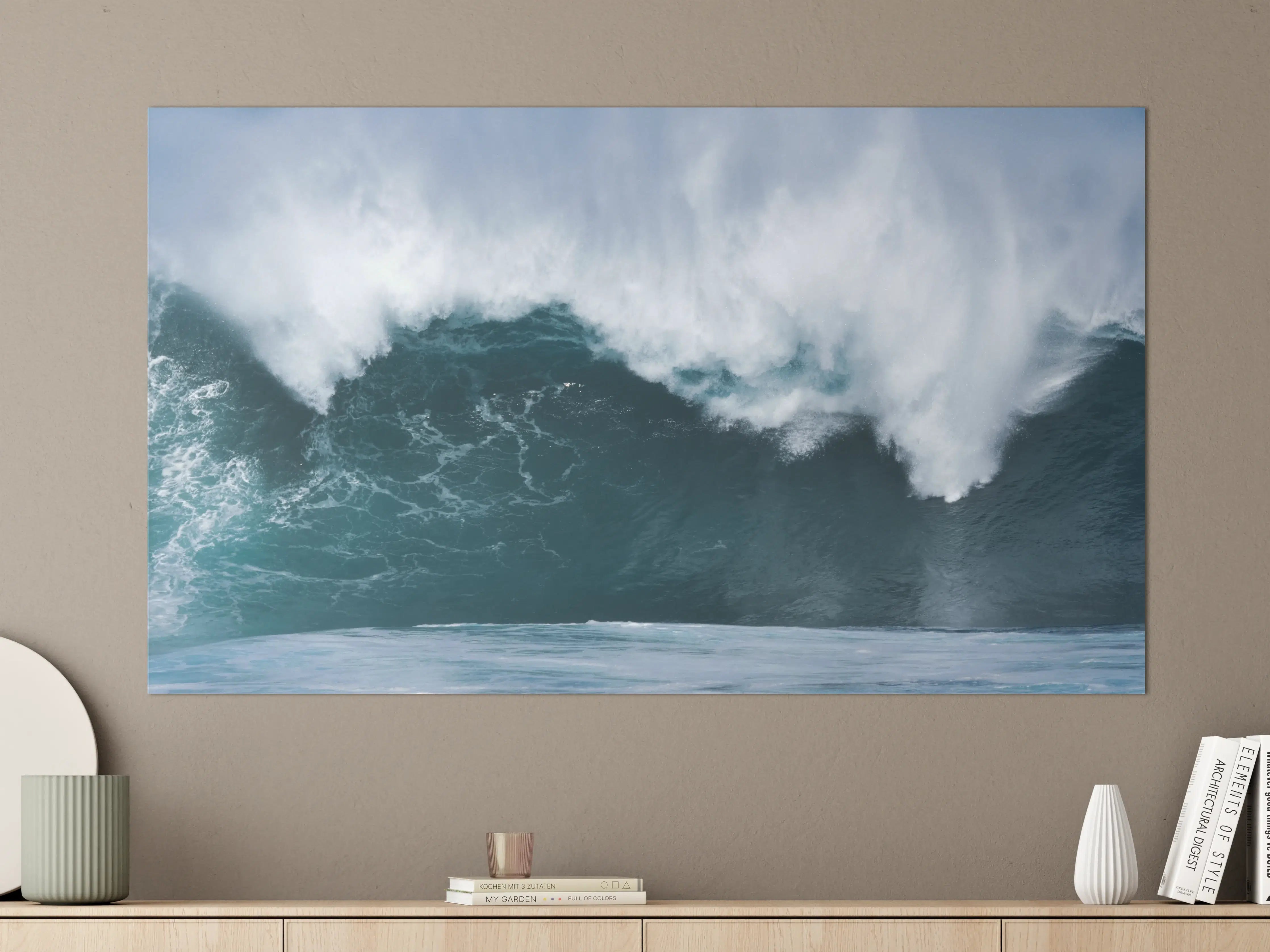 Große Wandbilder - Große Welle im Ozean
