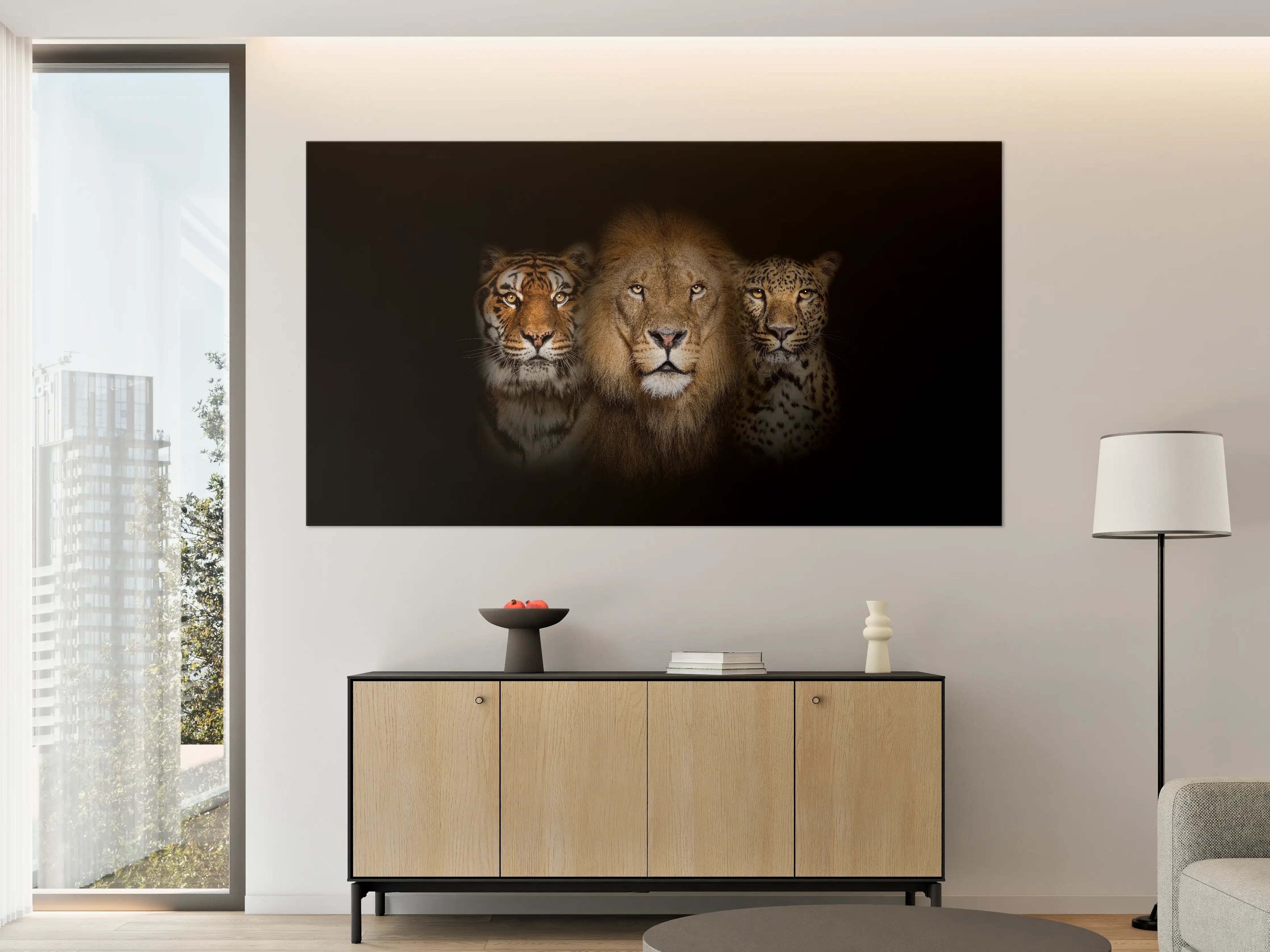 Große Wandbilder - Großkatzen