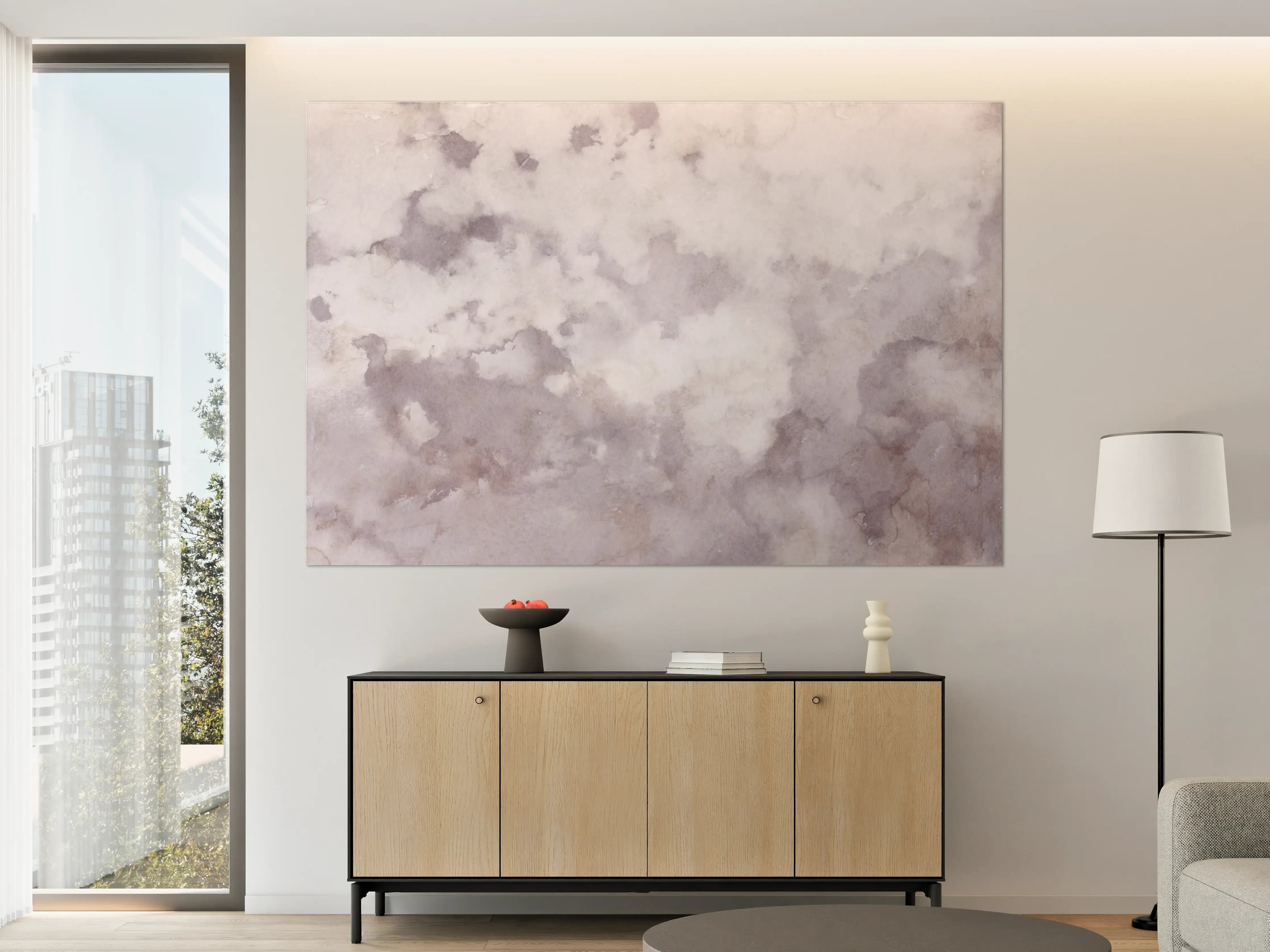 Große Wandbilder - Grunges Design - Aquarellmalerei