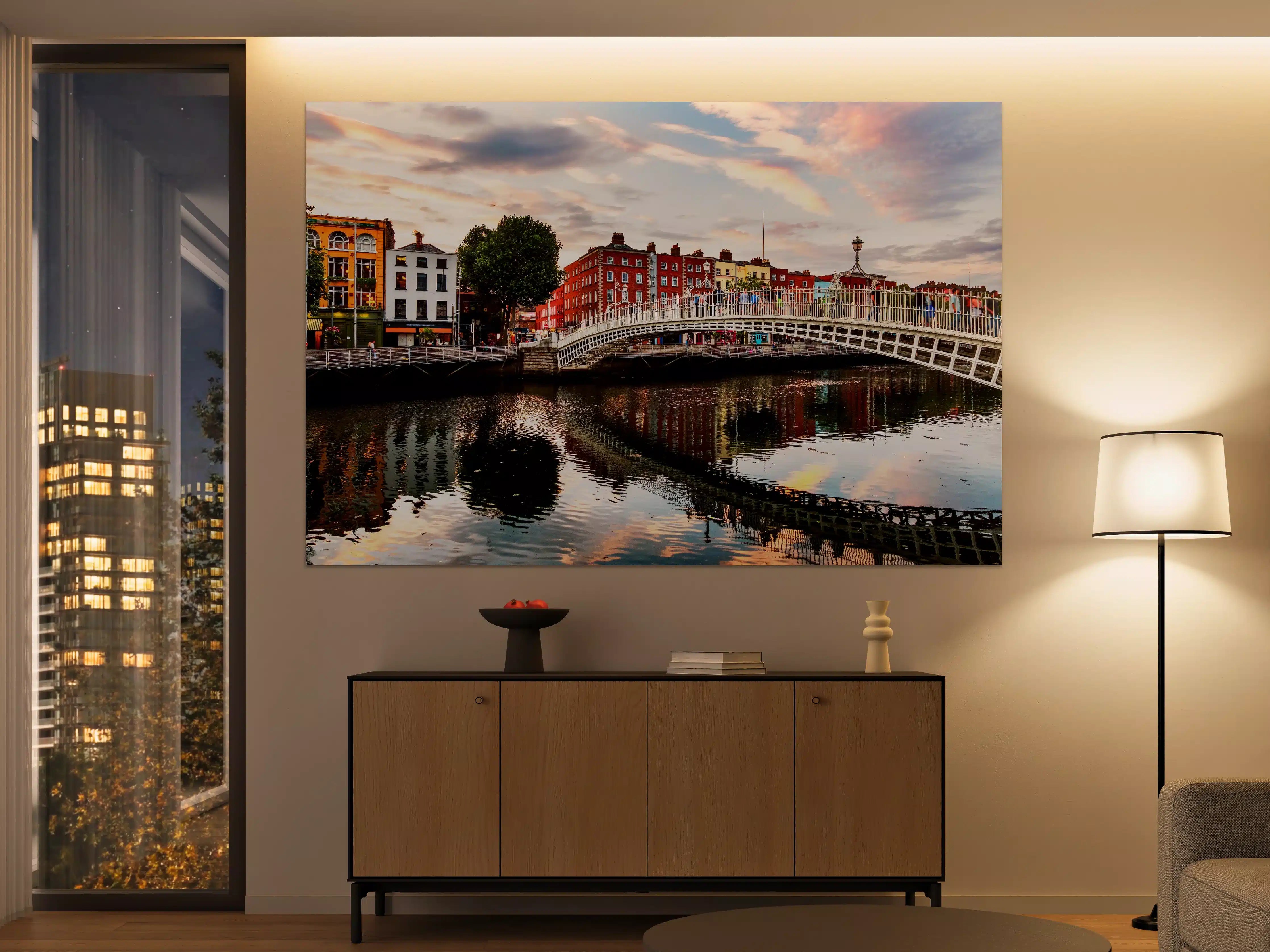 Große Wandbilder - Ha Penny Bridge - Dublin