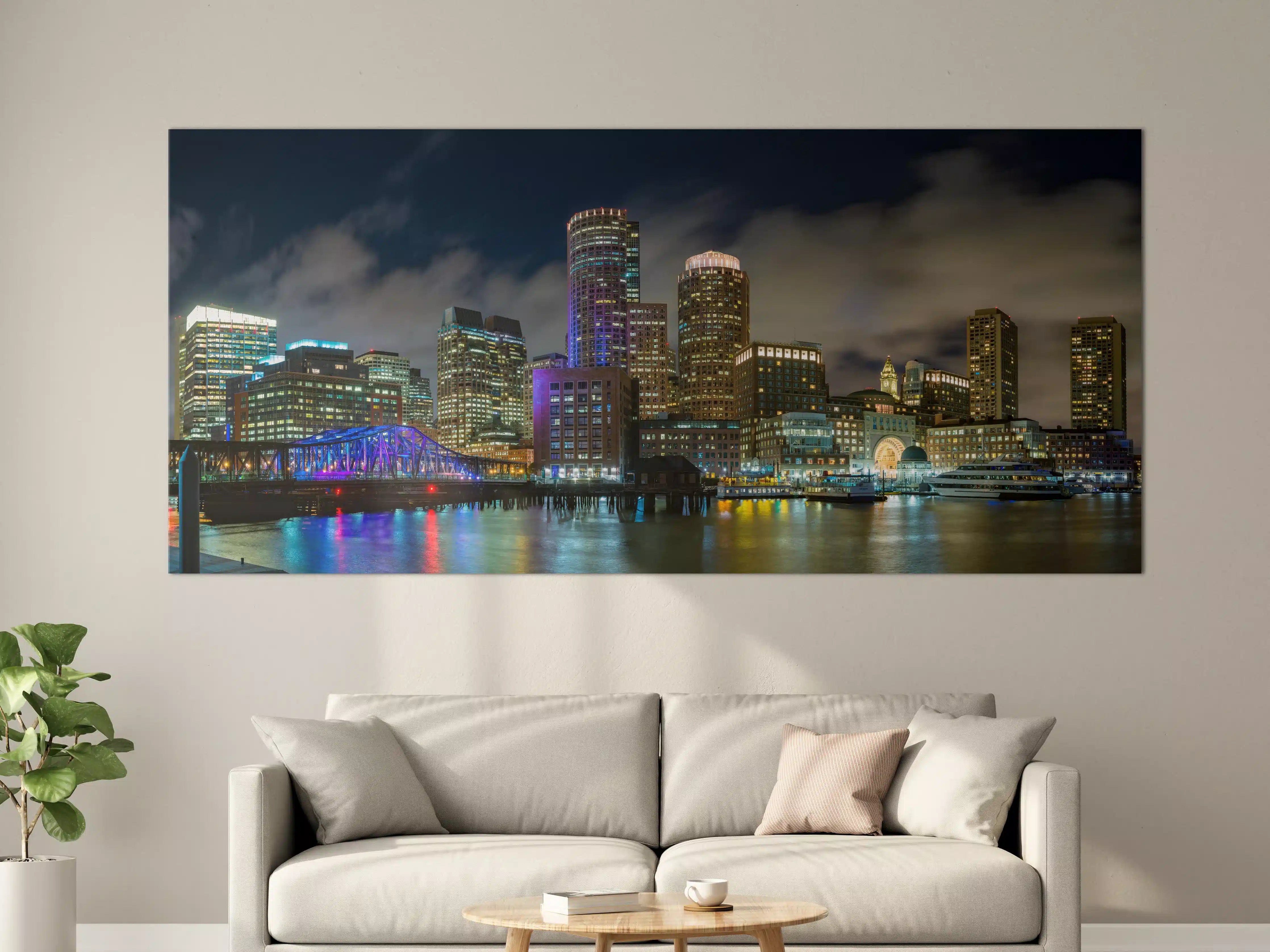 Große Wandbilder - Hafen von Boston