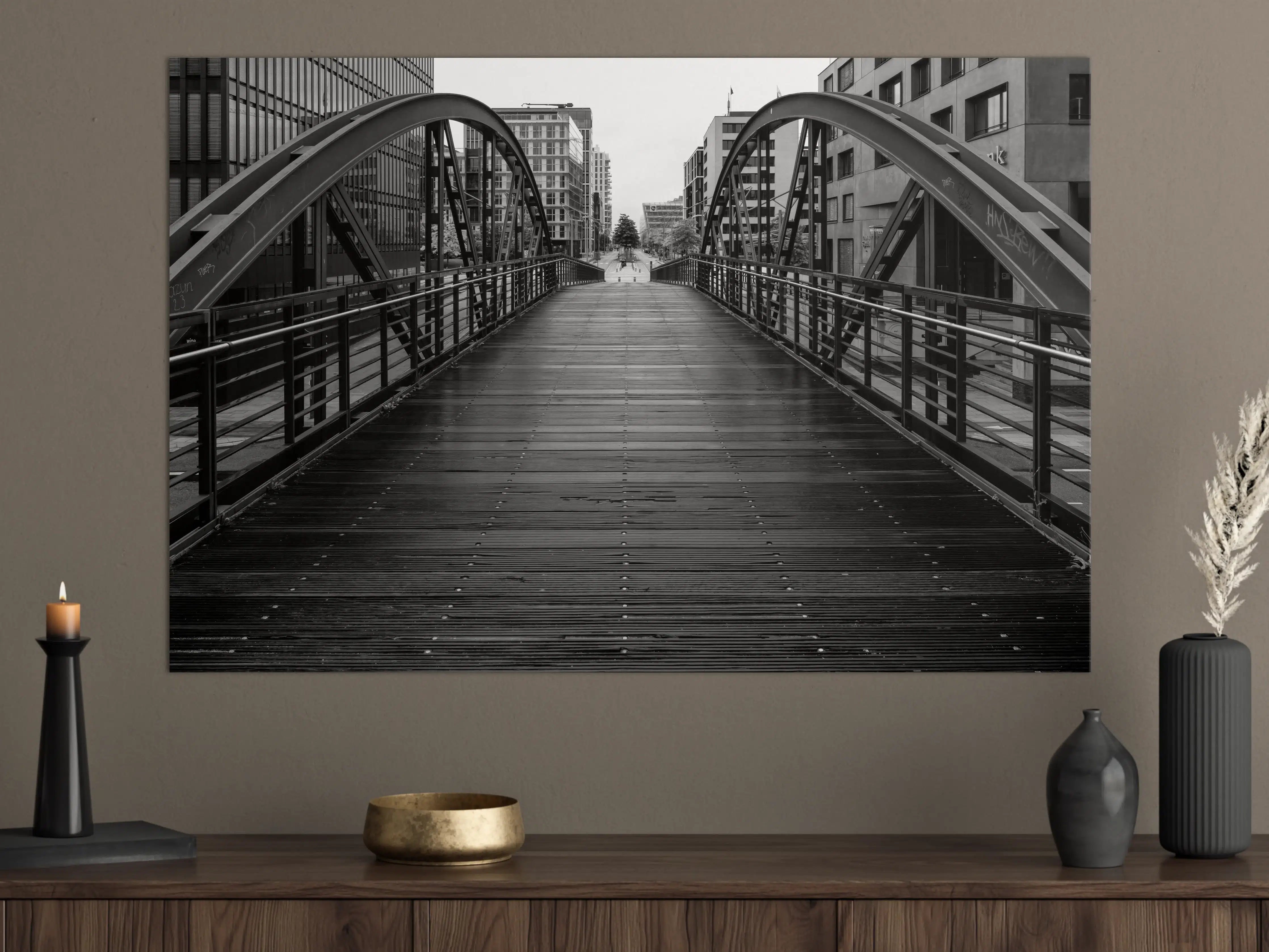 Große Wandbilder - Hamburg - magische Brücke
