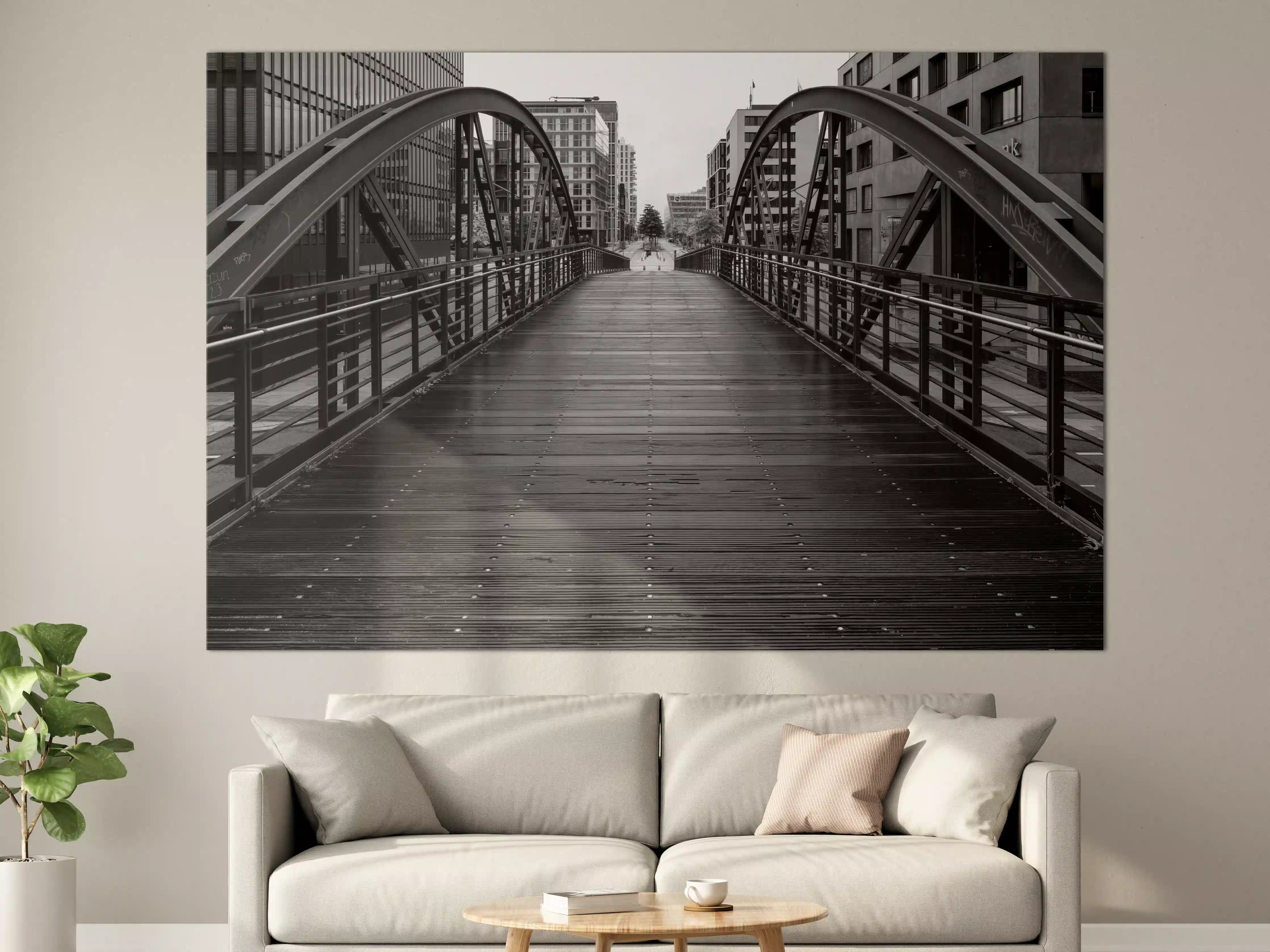 Große Wandbilder - Hamburg - magische Brücke