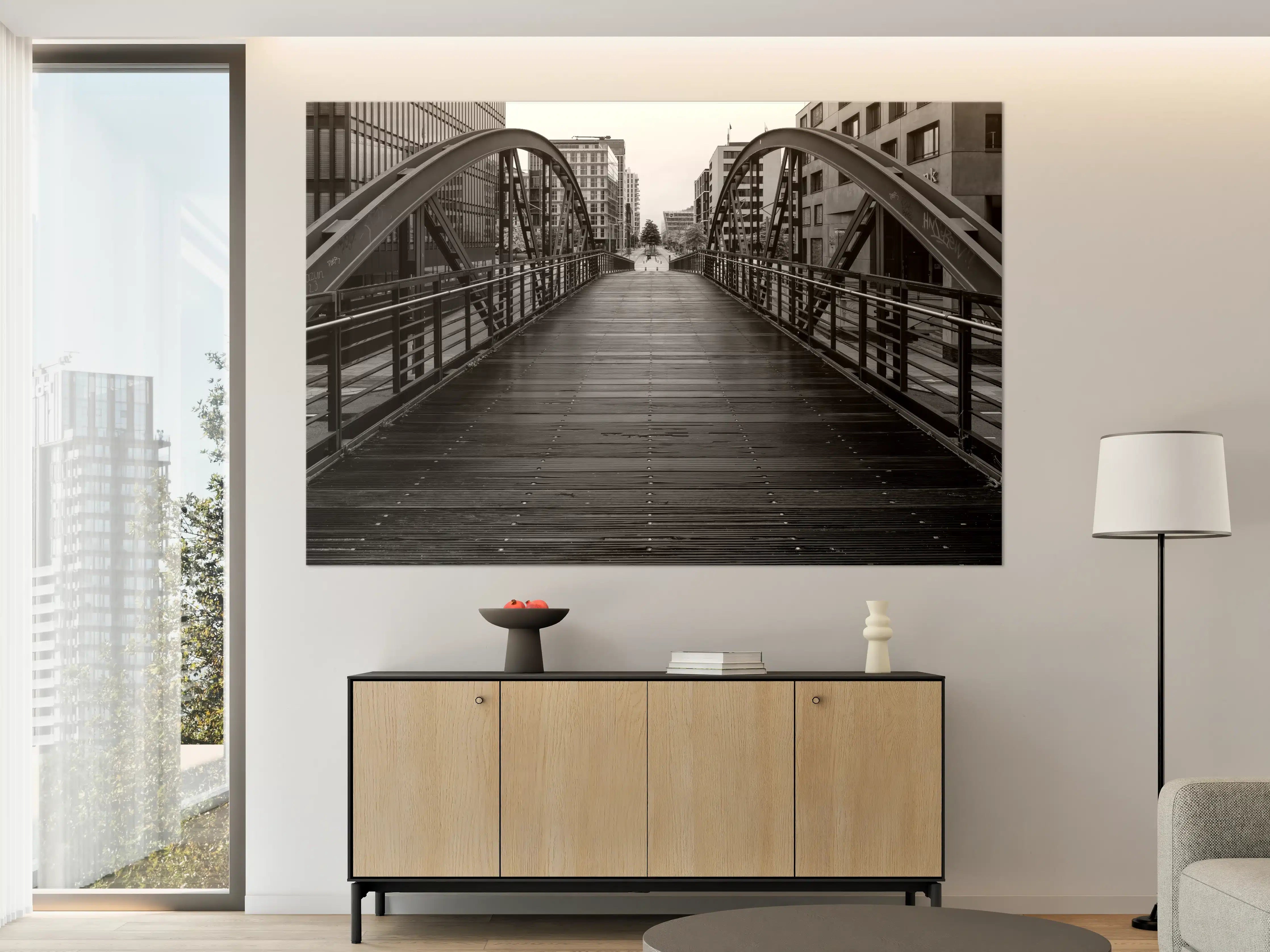 Große Wandbilder - Hamburg - magische Brücke