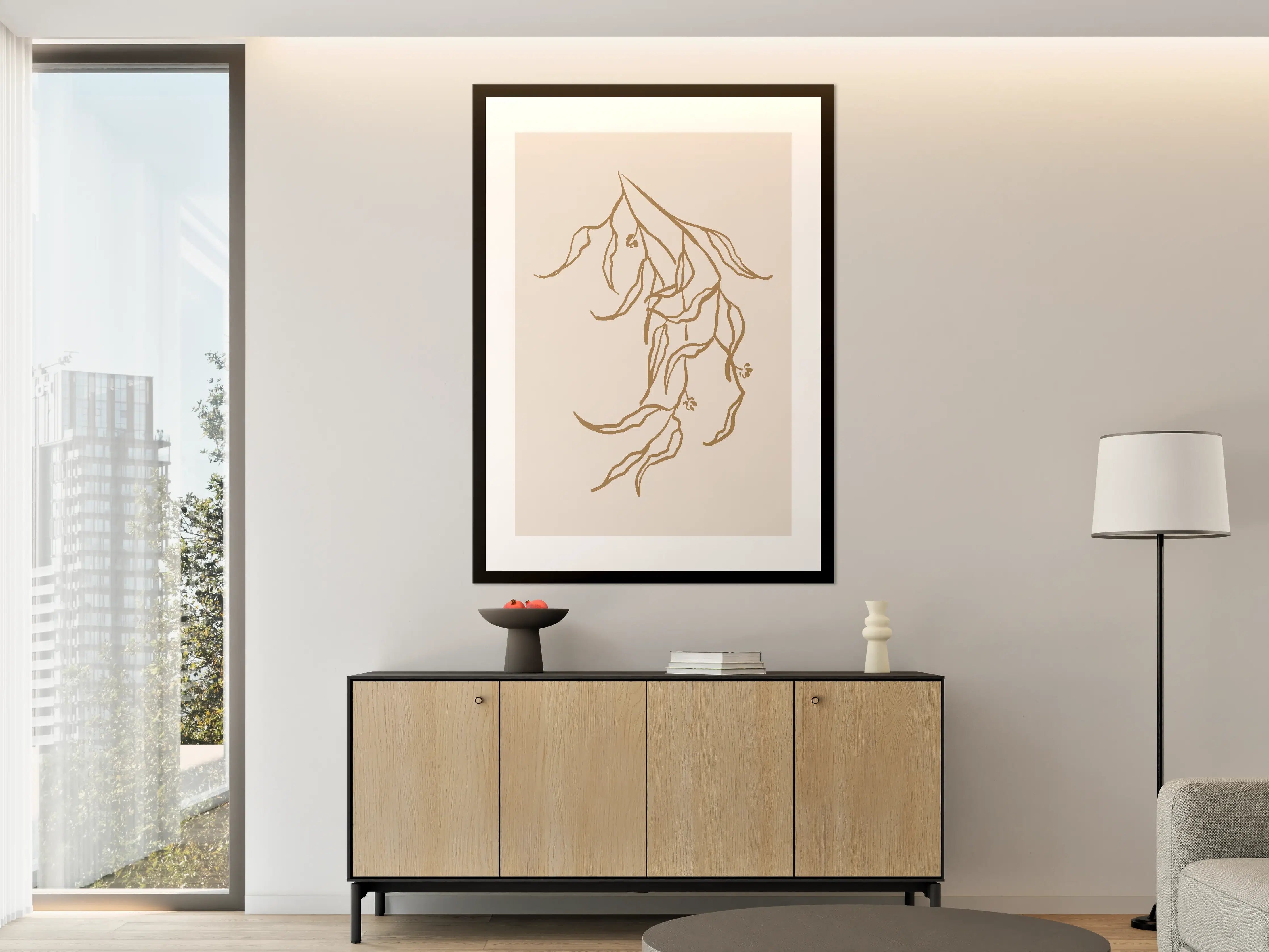 Große Wandbilder - Harmonie aus Natur und Minimalismus
