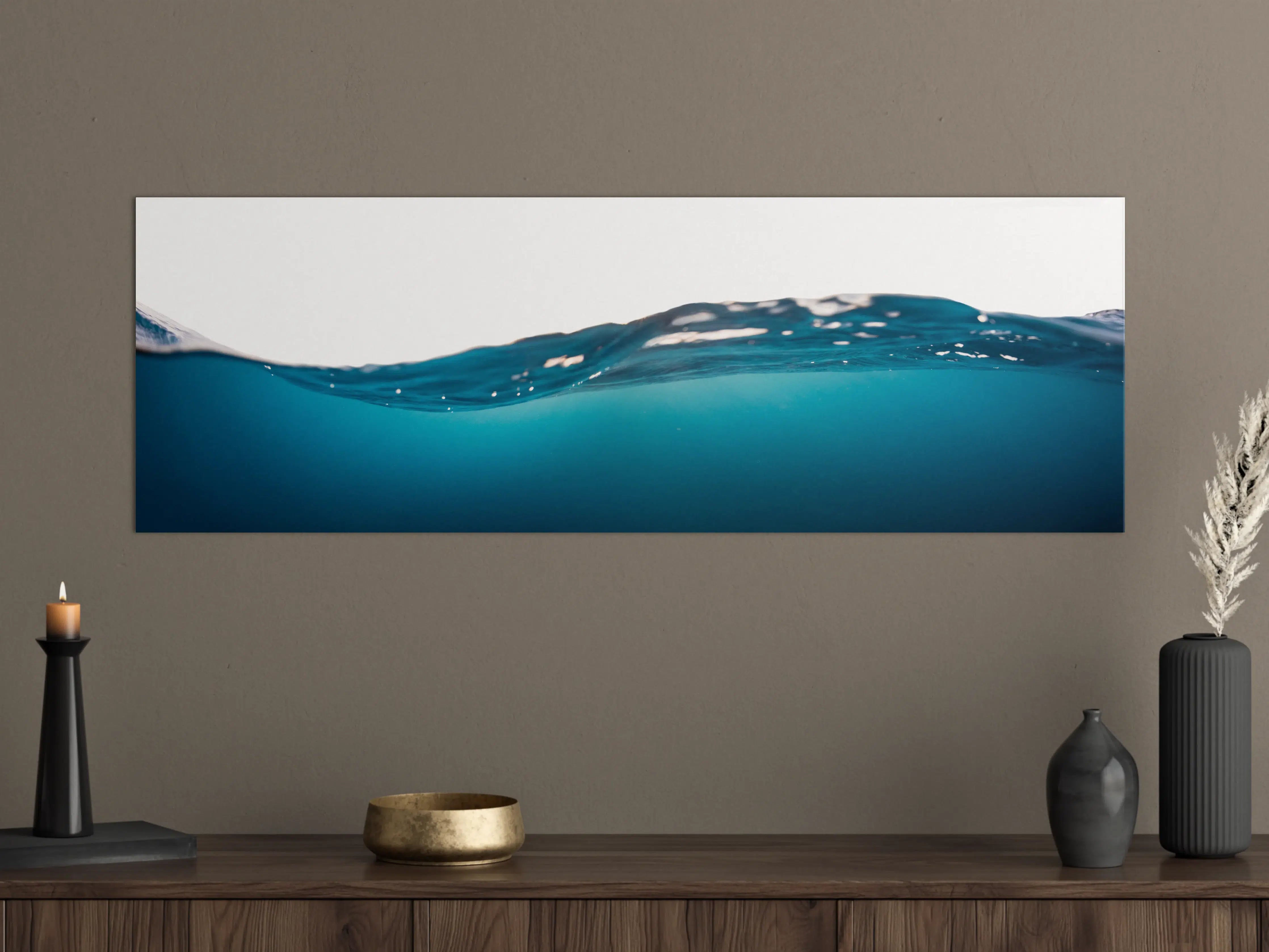 Große Wandbilder - Harmonische Wasserwelle