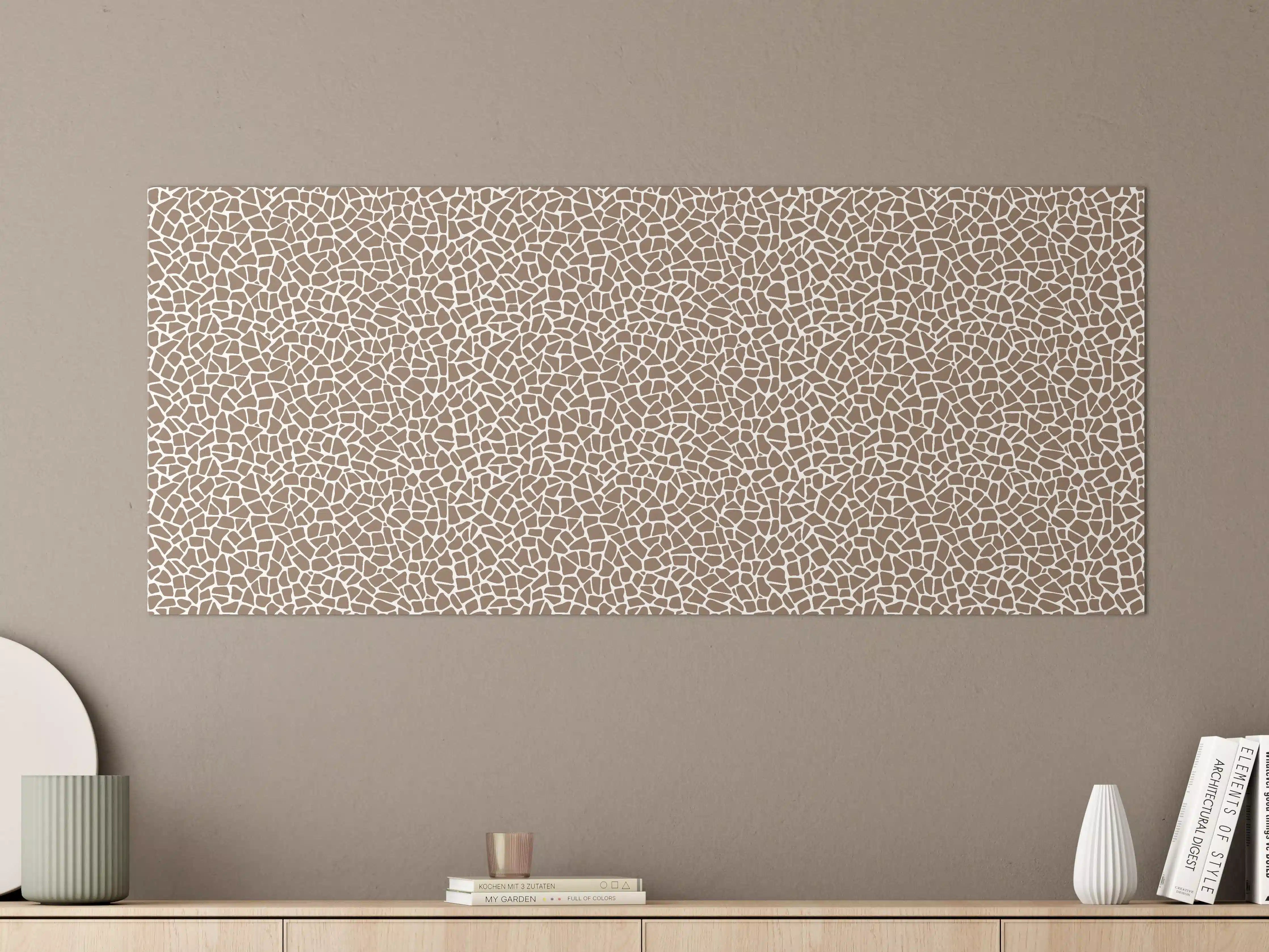 Große Wandbilder - Hautartige Maserung in Beige und Braun