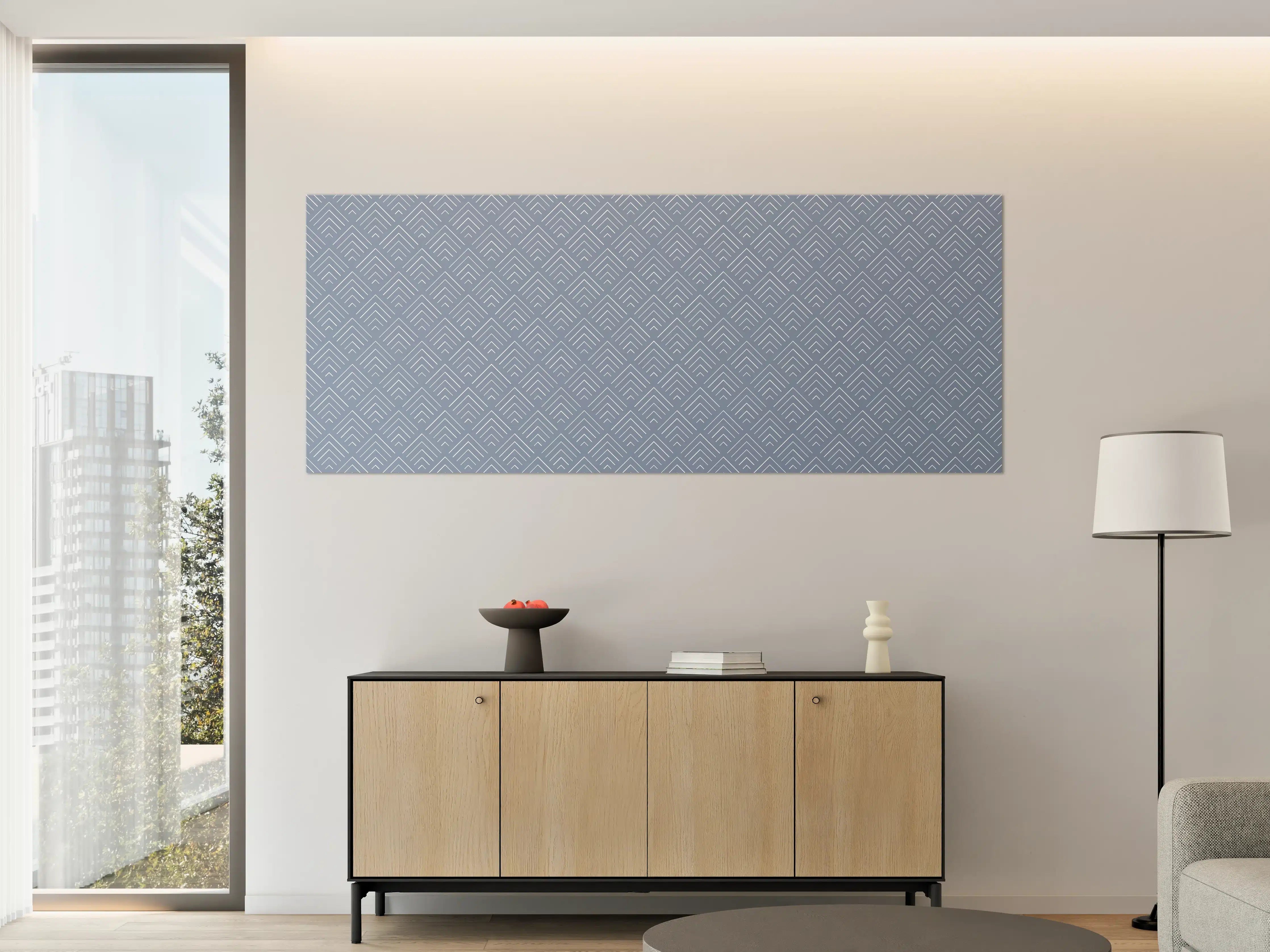Große Wandbilder - Hellas-Florenz-Design im Blau