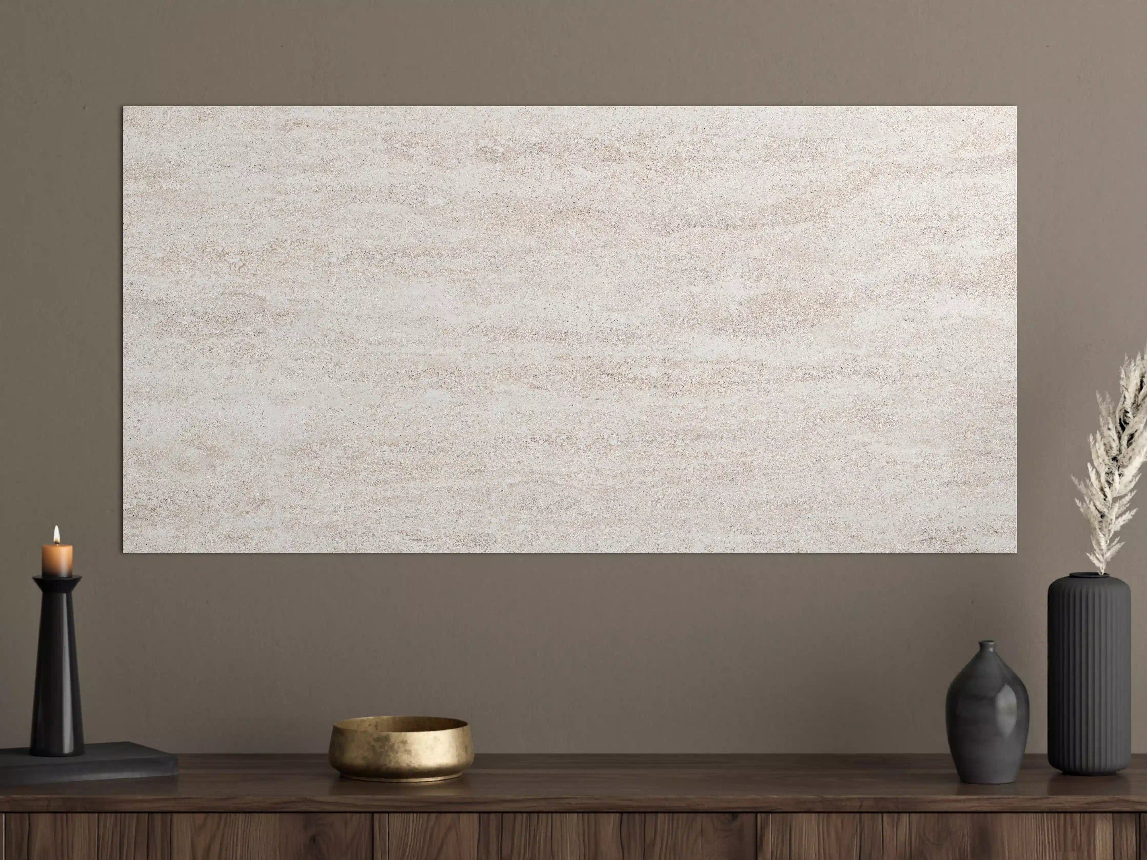 Große Wandbilder - Helle Sandstein-Textur mit feinen Linien