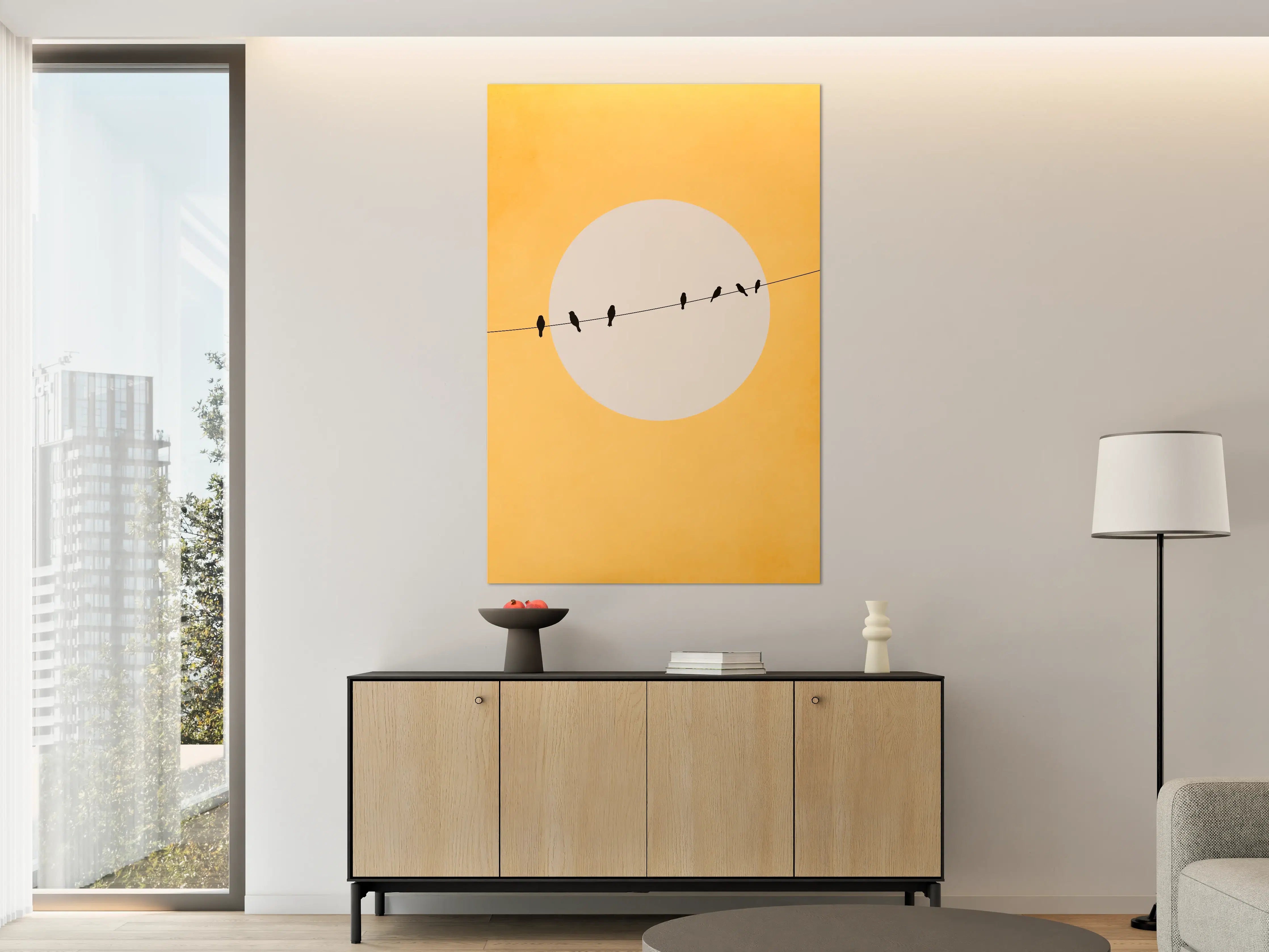 Große Wandbilder - Helle Sonne - Gemälde