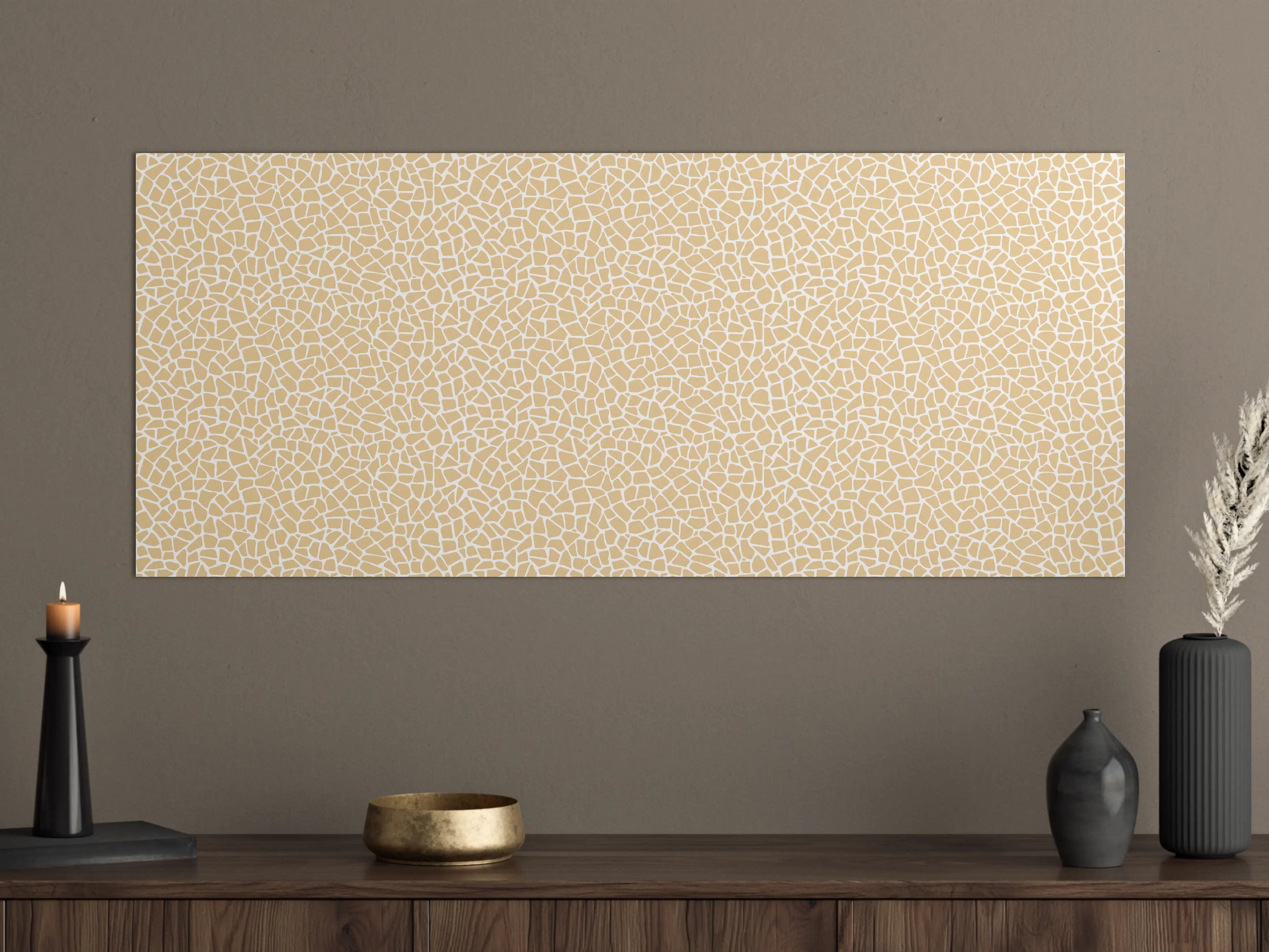 Große Wandbilder - Helle, strukturierte Beige-Oberfläche