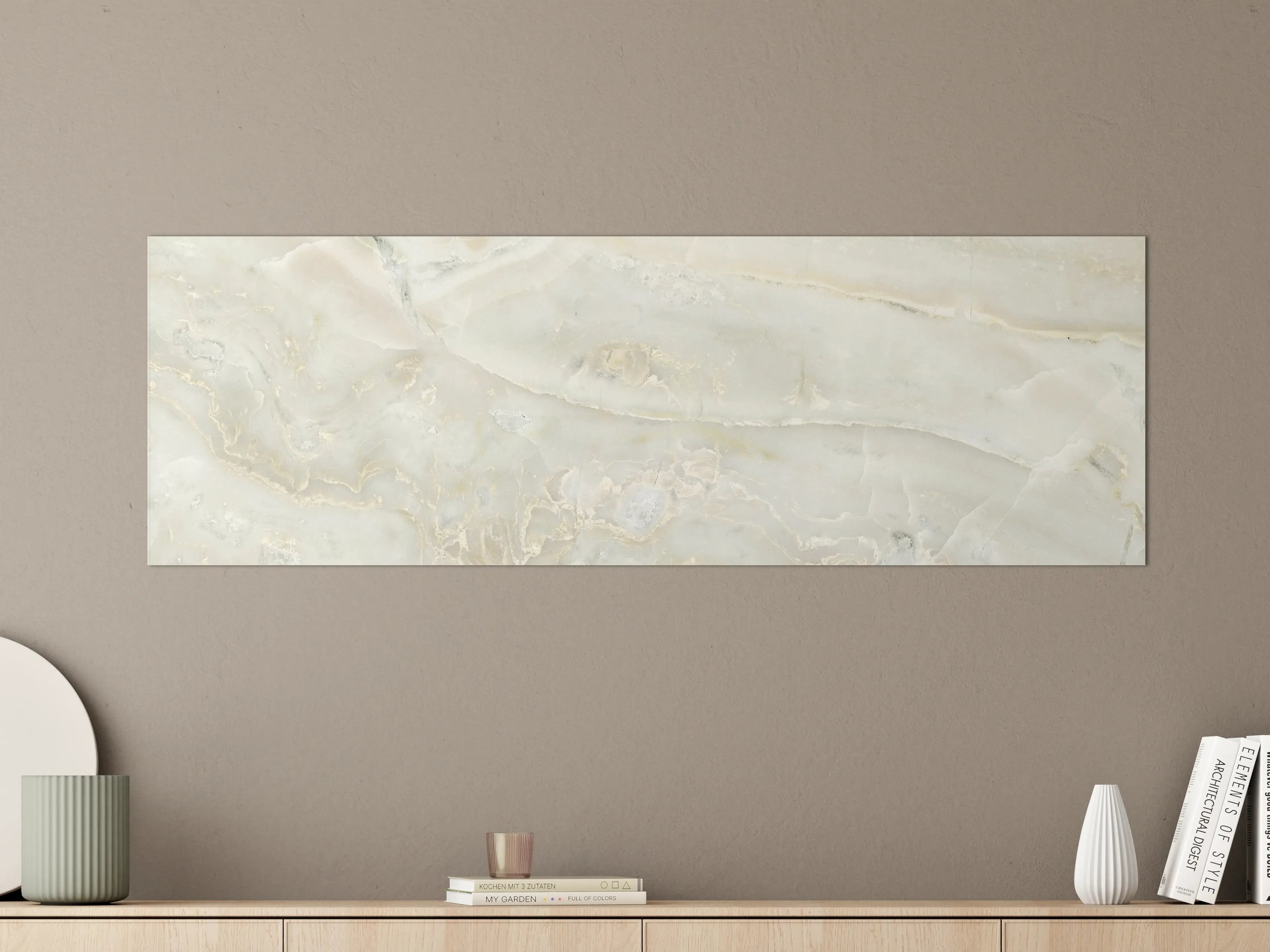Große Wandbilder - Hellgrüner Marmor