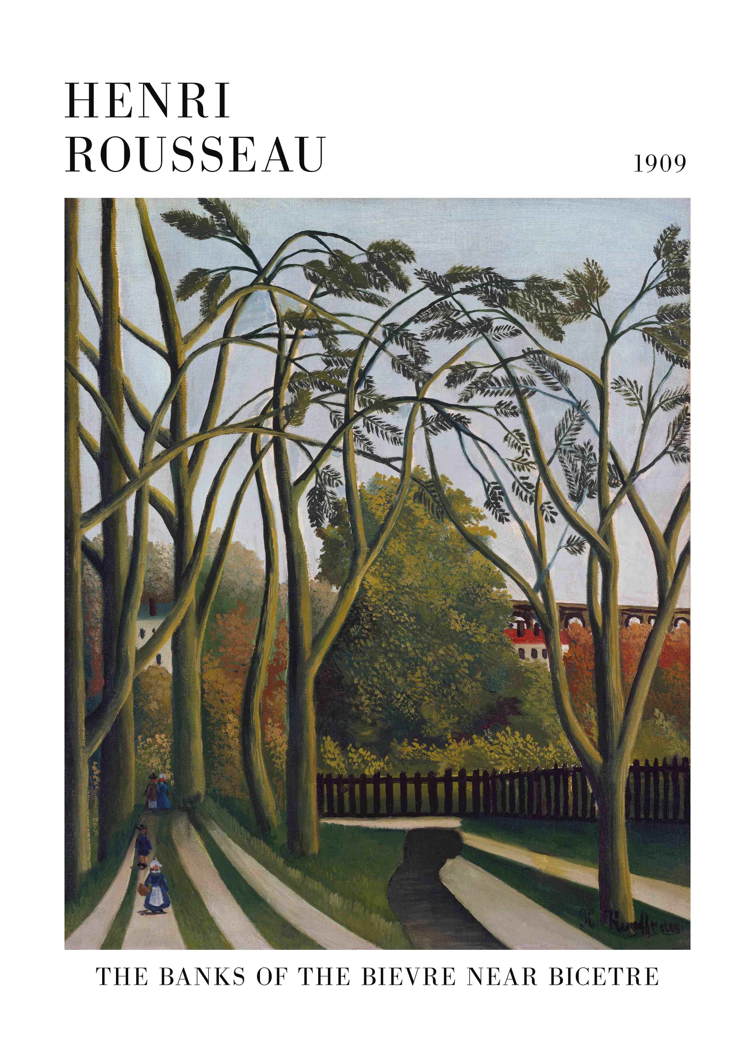 Große Wandbilder-Henri Rousseau Landschaftsbild