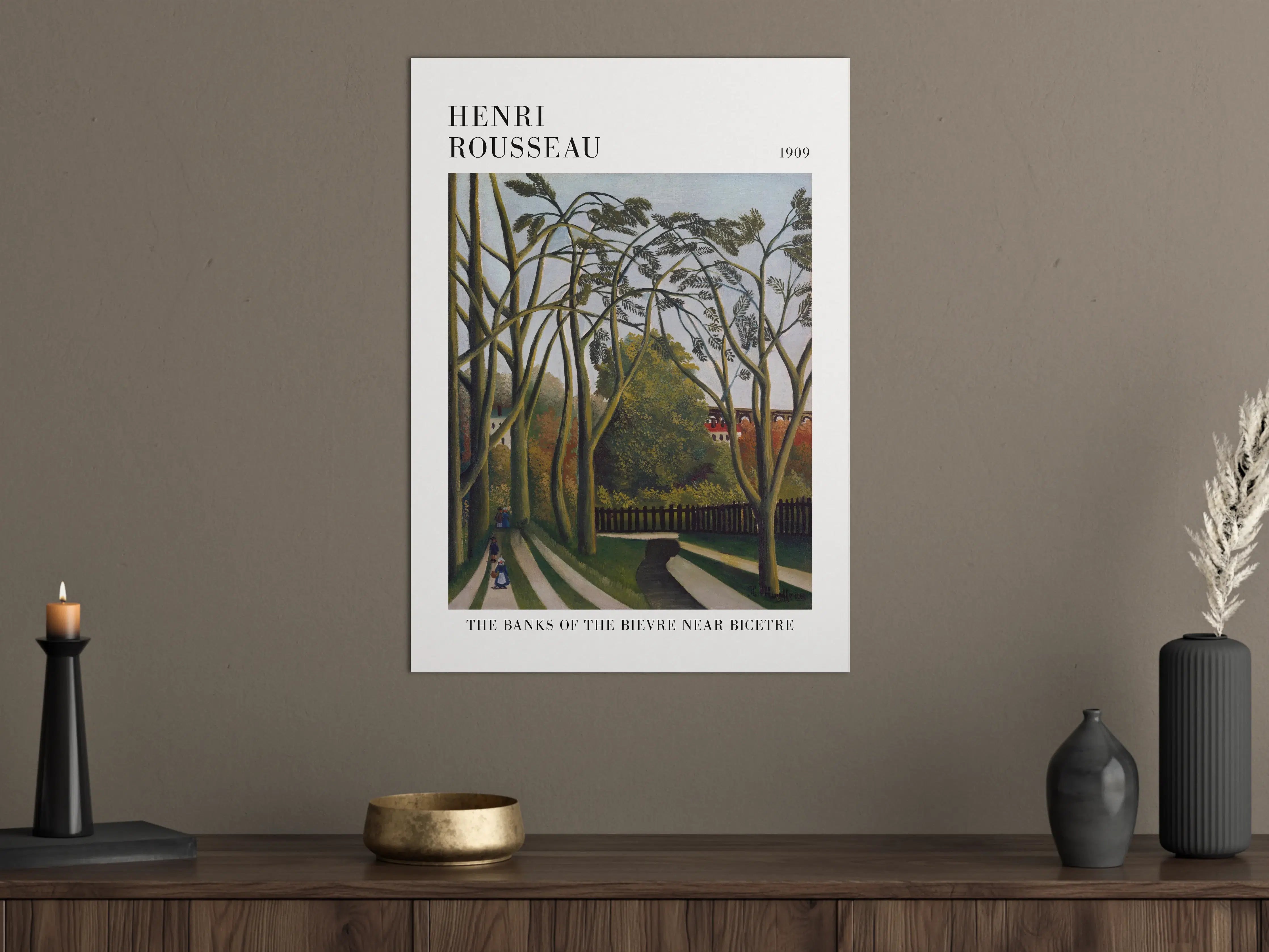 Große Wandbilder - Henri Rousseau Landschaftsbild
