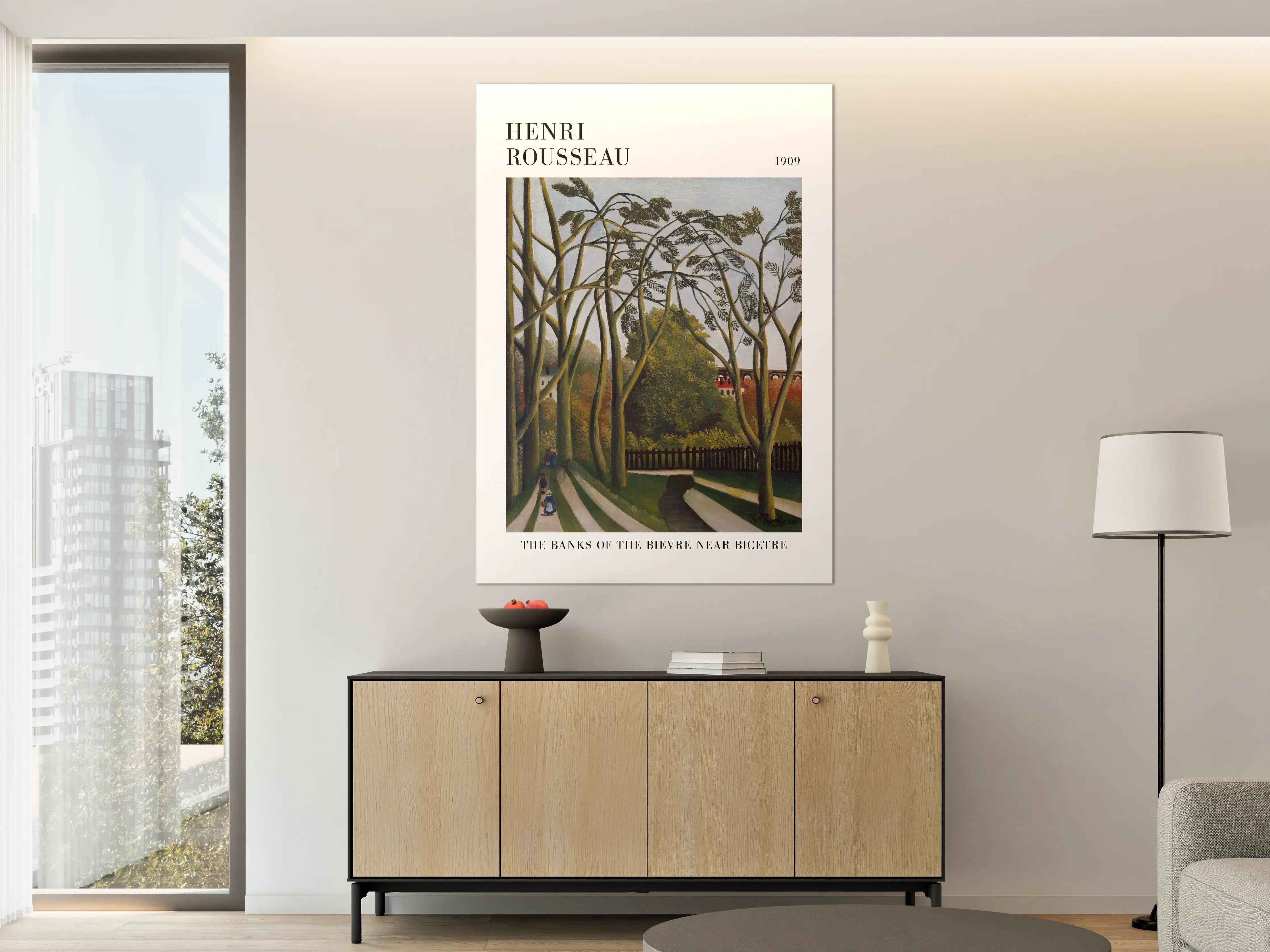 Große Wandbilder - Henri Rousseau Landschaftsbild