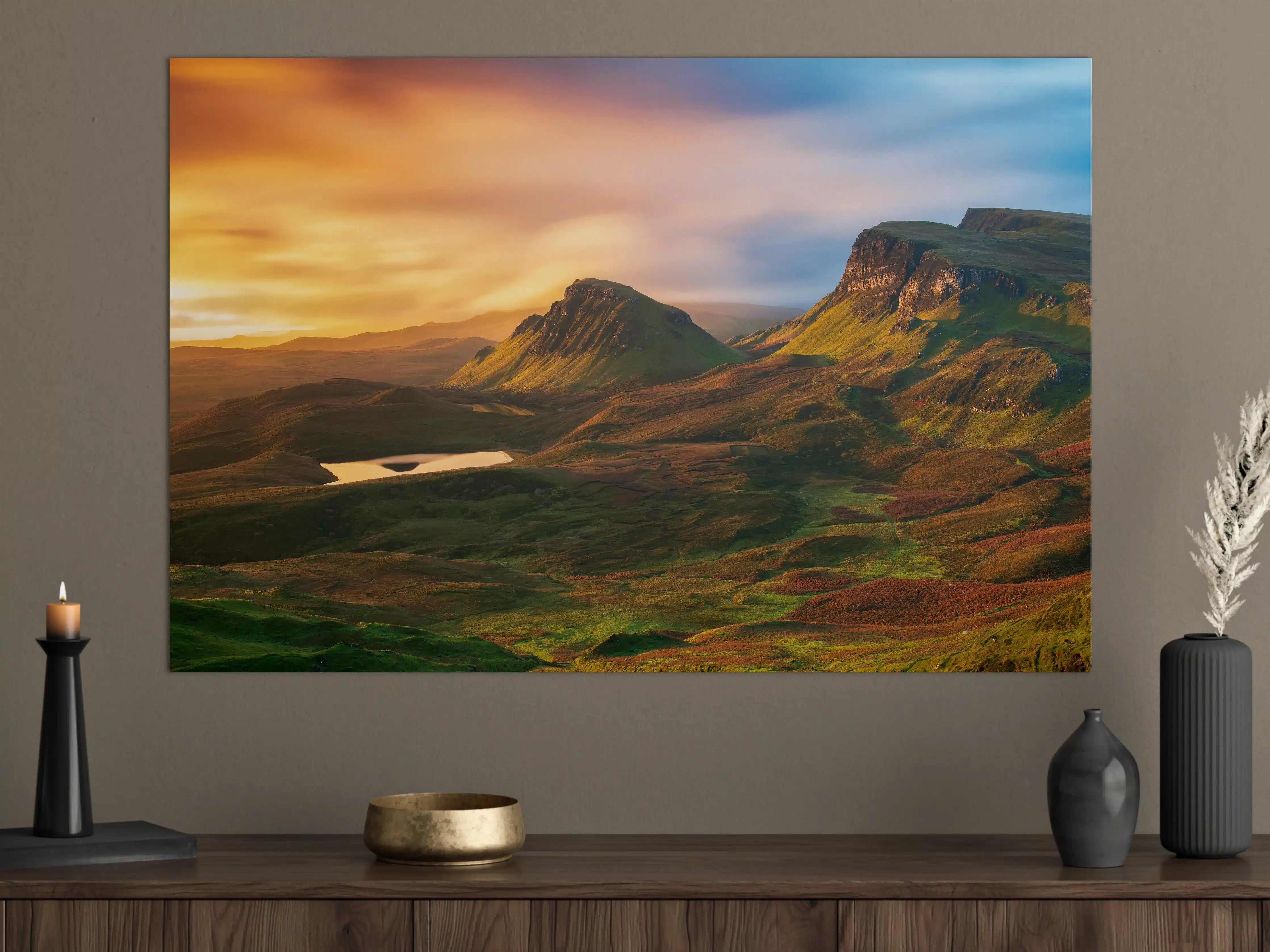 Große Wandbilder - Herbstliche Highland-Landschaft