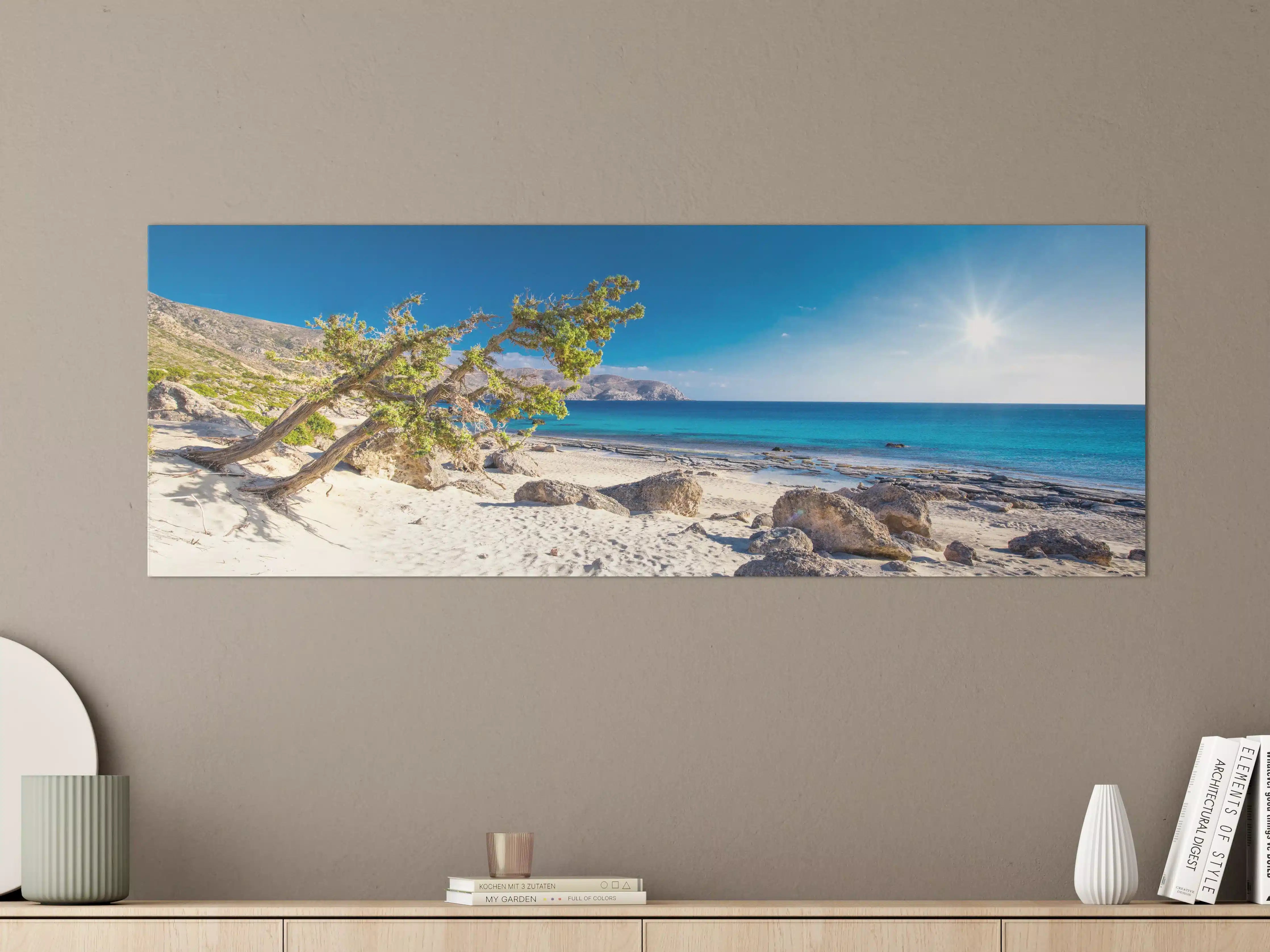 Große Wandbilder - Himmel und Meer am Strand