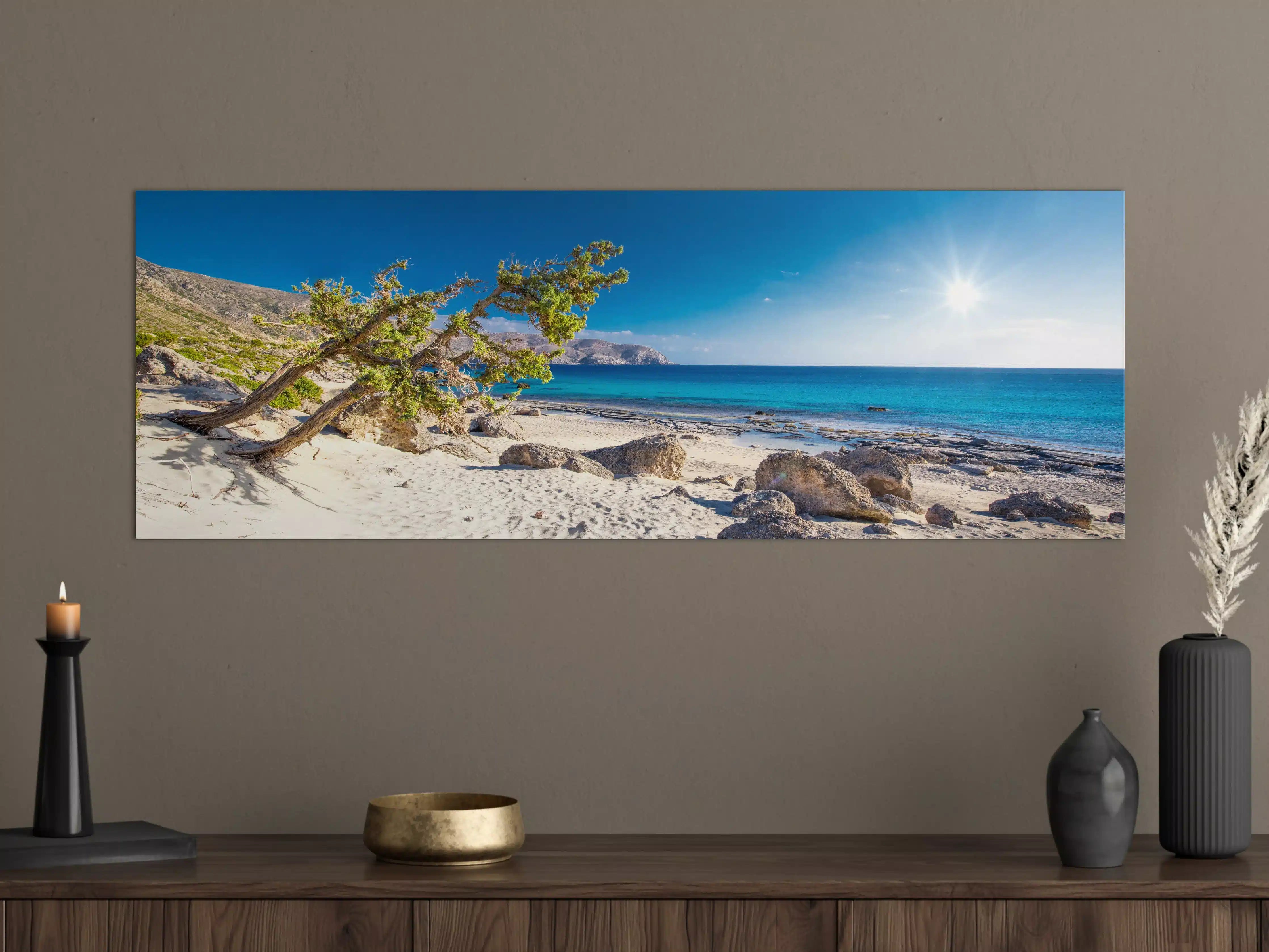 Große Wandbilder - Himmel und Meer am Strand