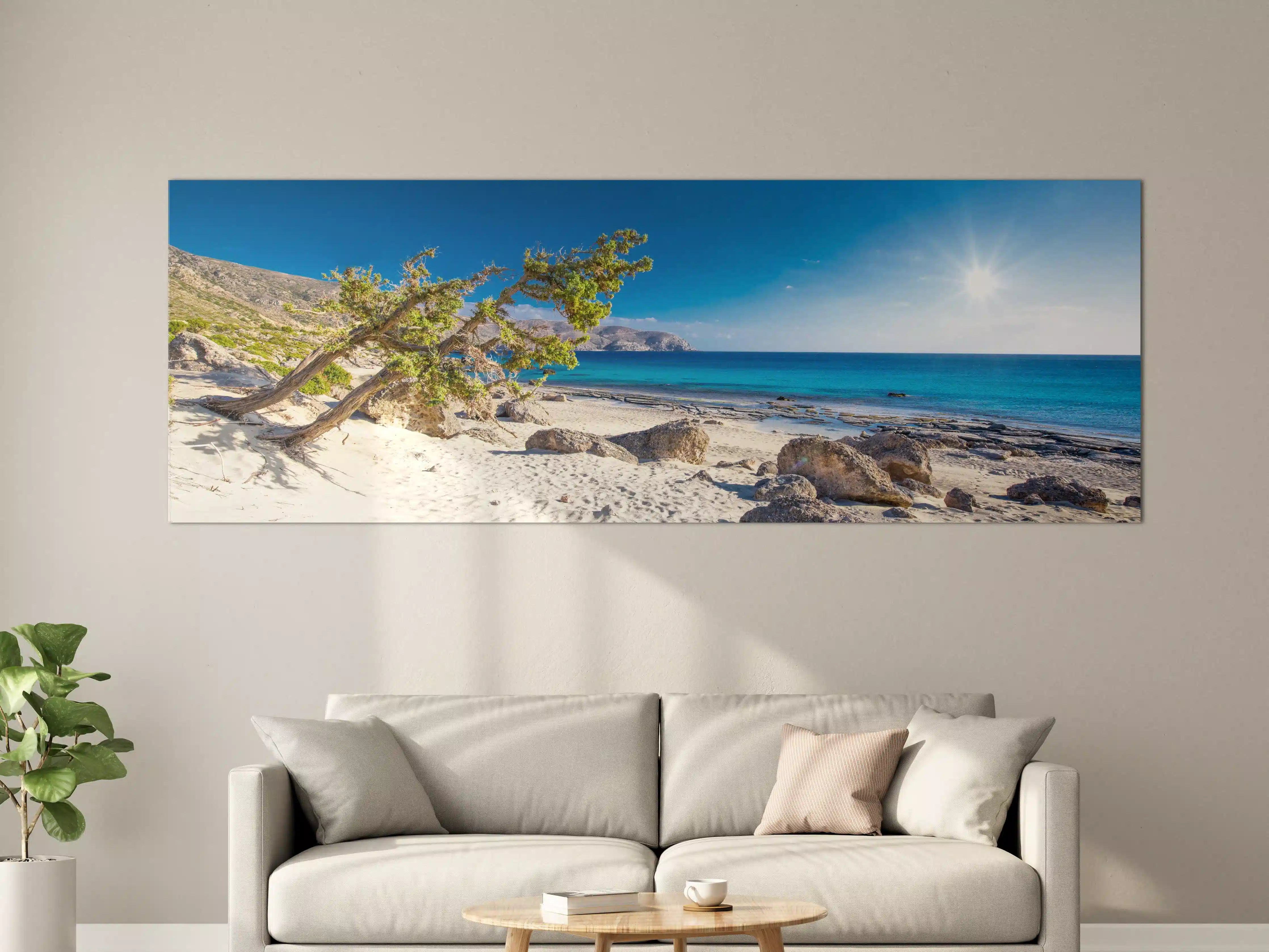 Große Wandbilder - Himmel und Meer am Strand