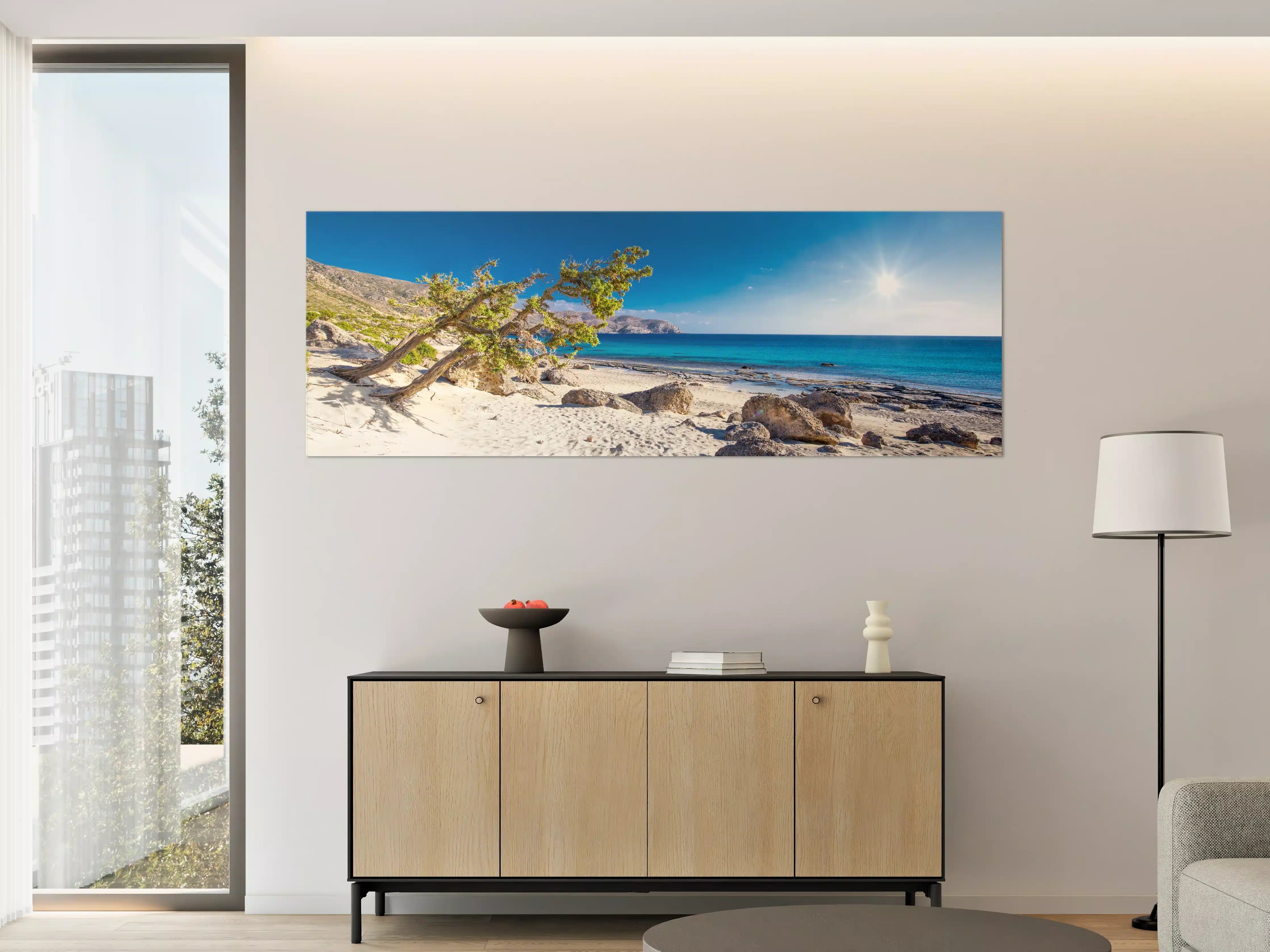 Große Wandbilder - Himmel und Meer am Strand