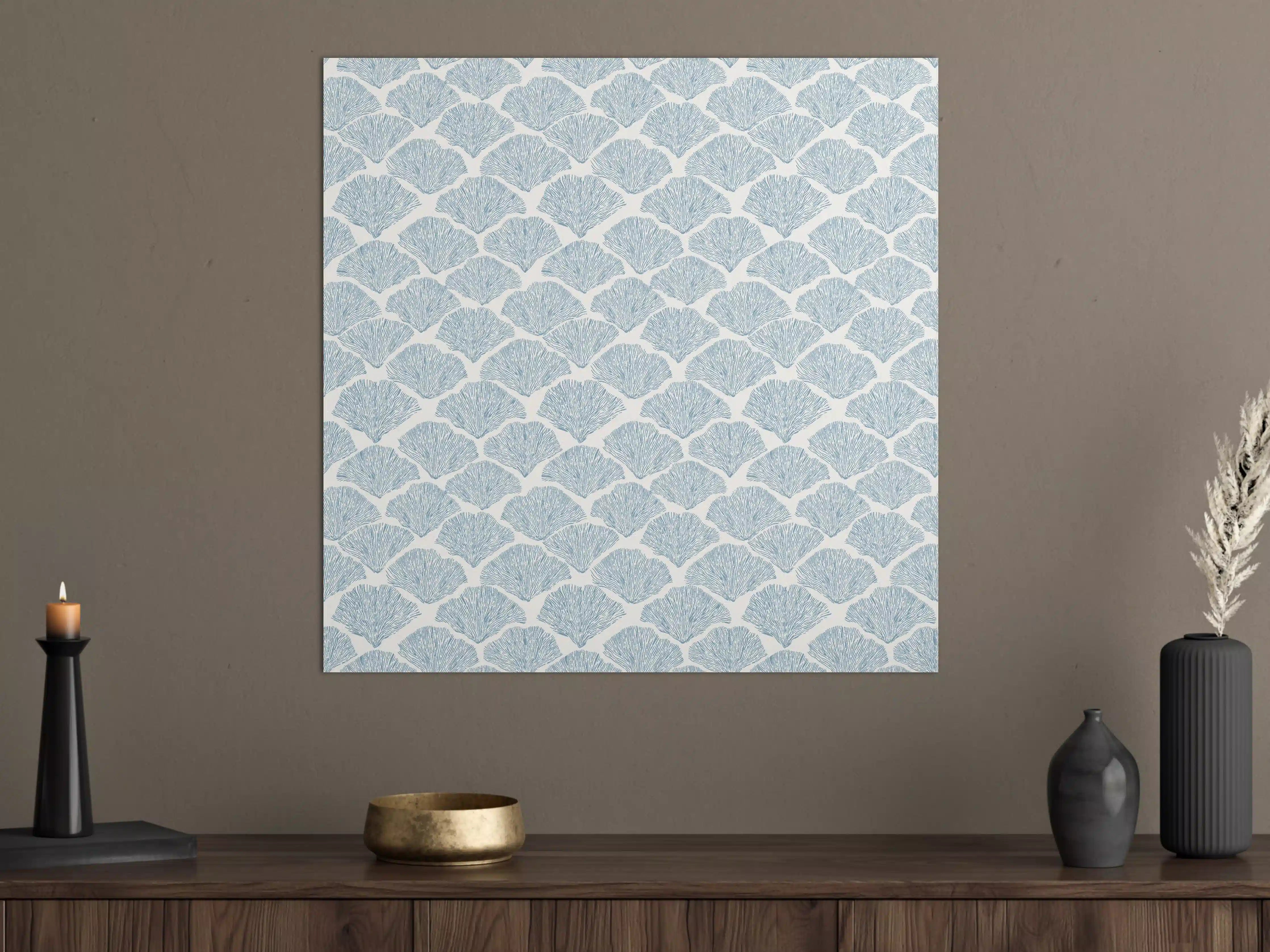 Große Wandbilder - Himmelblauer Meereshimmel mit Wolken