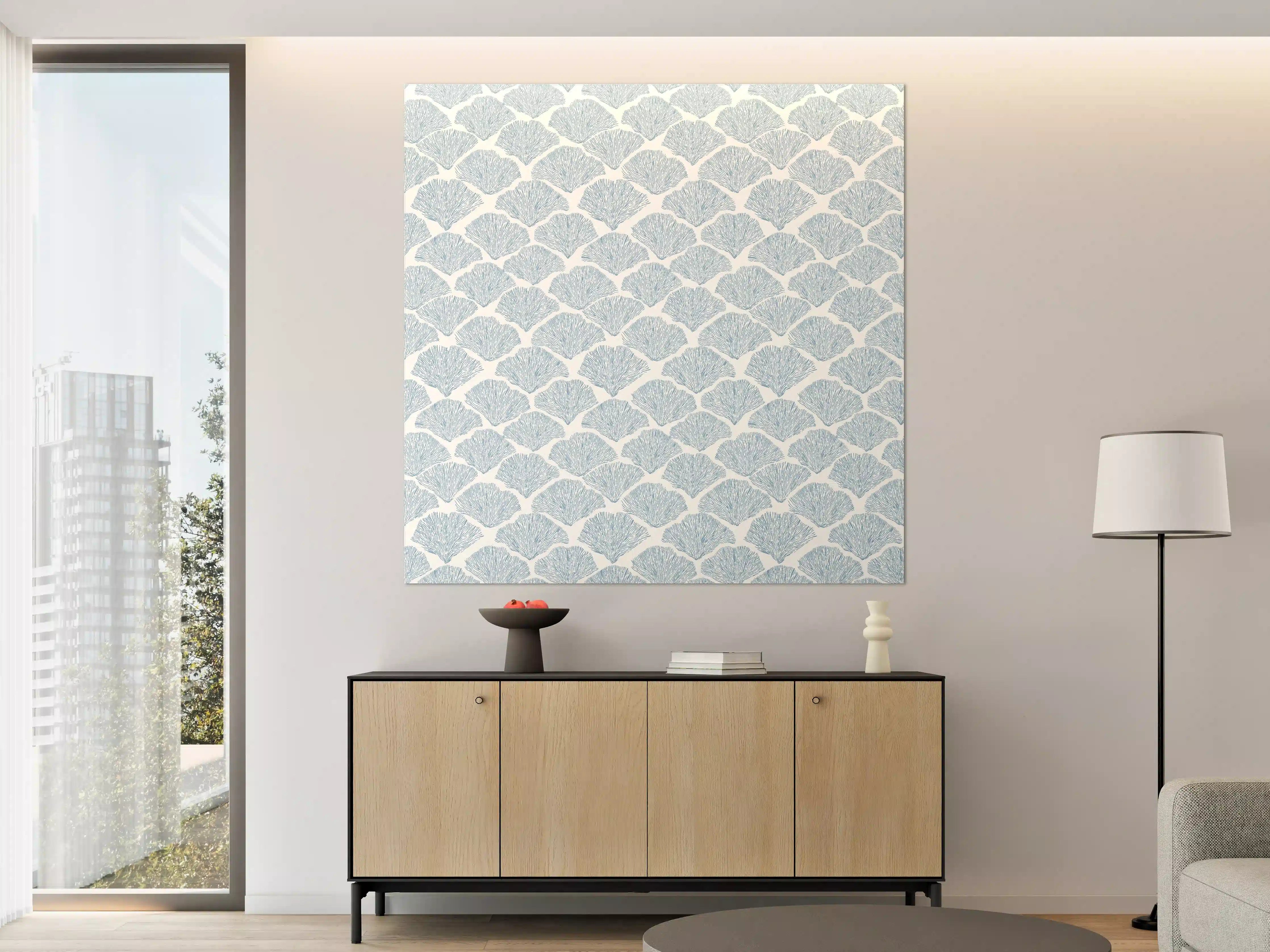 Große Wandbilder - Himmelblauer Meereshimmel mit Wolken