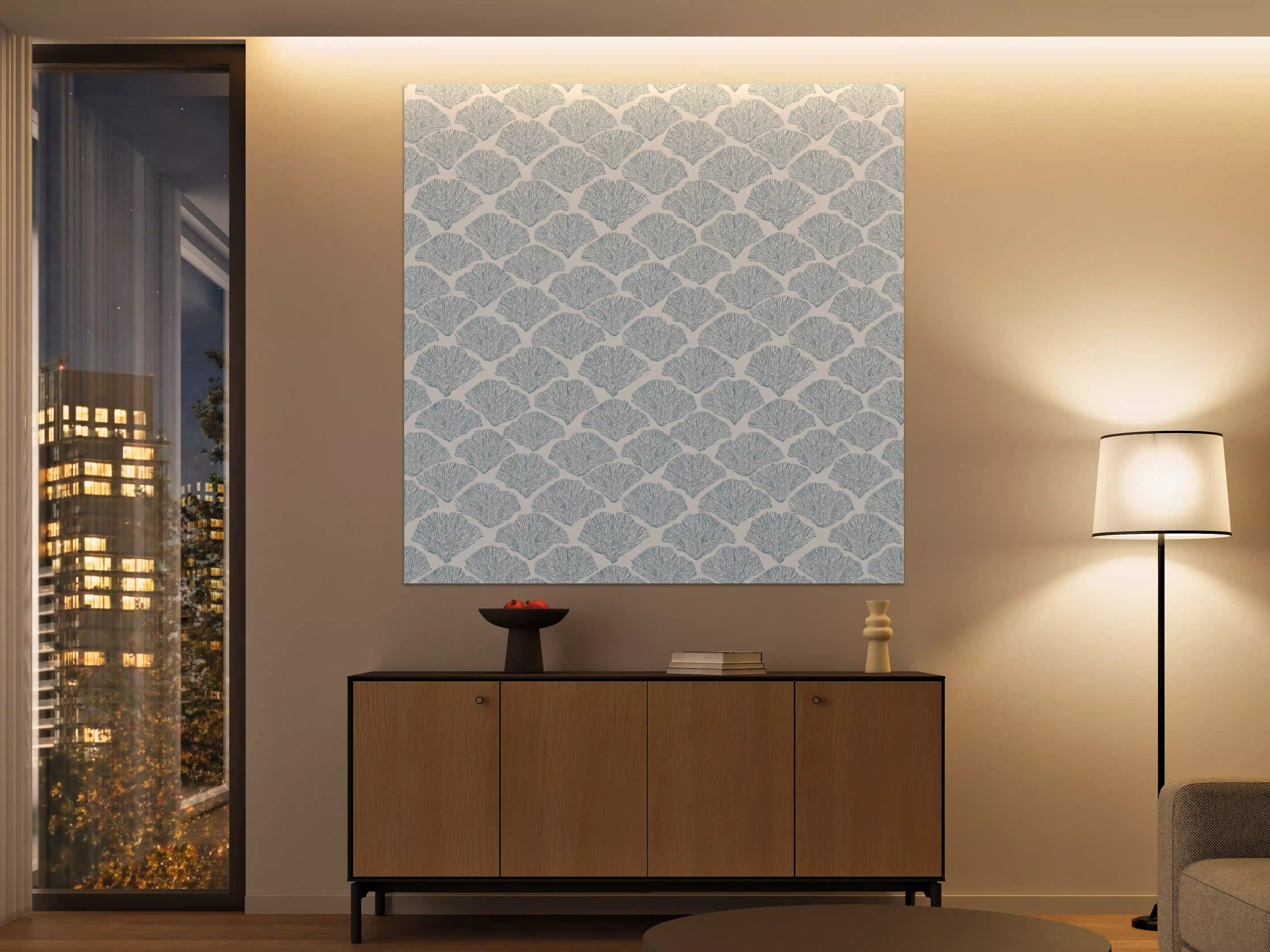 Große Wandbilder - Himmelblauer Meereshimmel mit Wolken