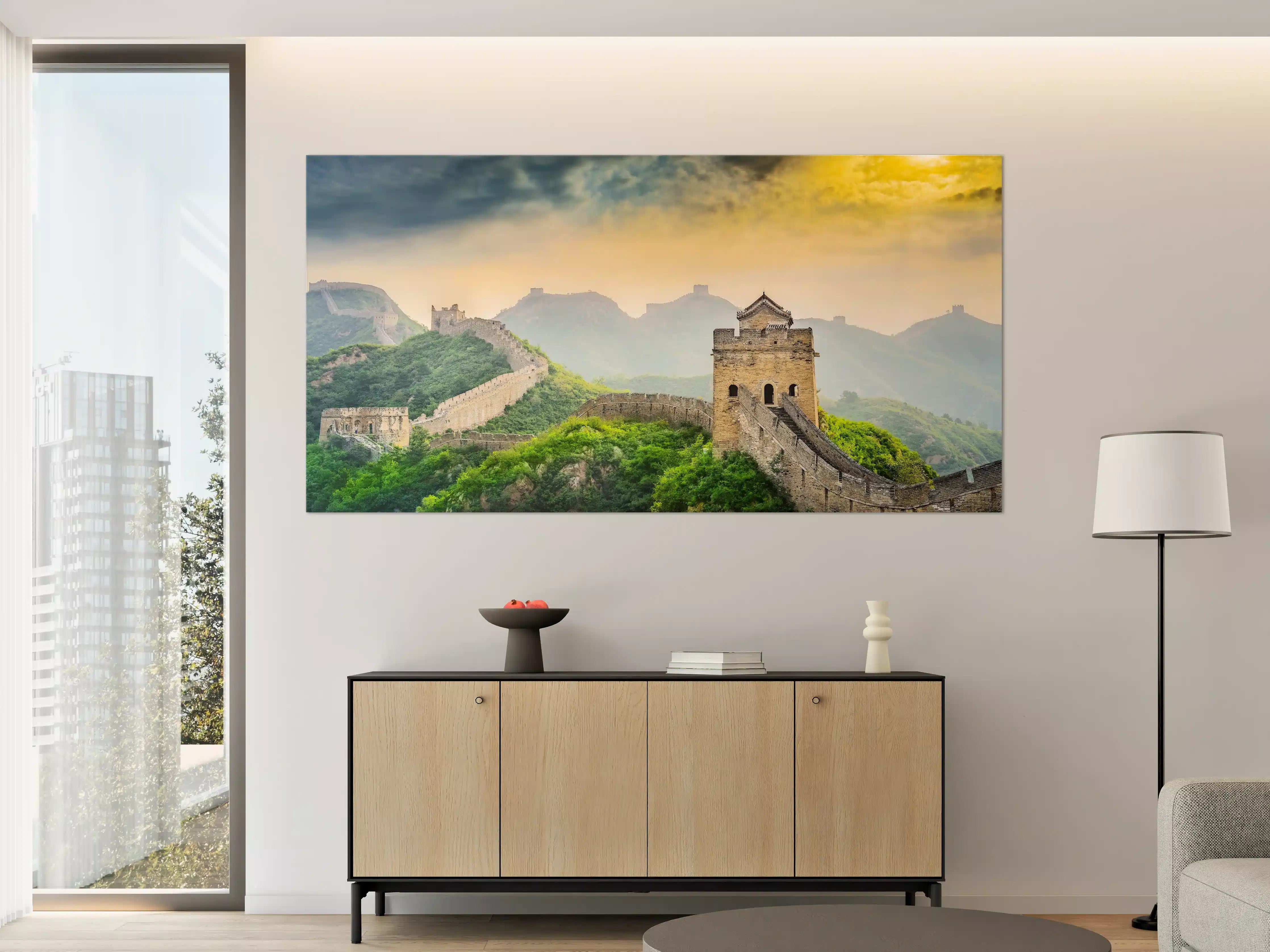 Große Wandbilder - Historische chinesische Mauerlandschaft