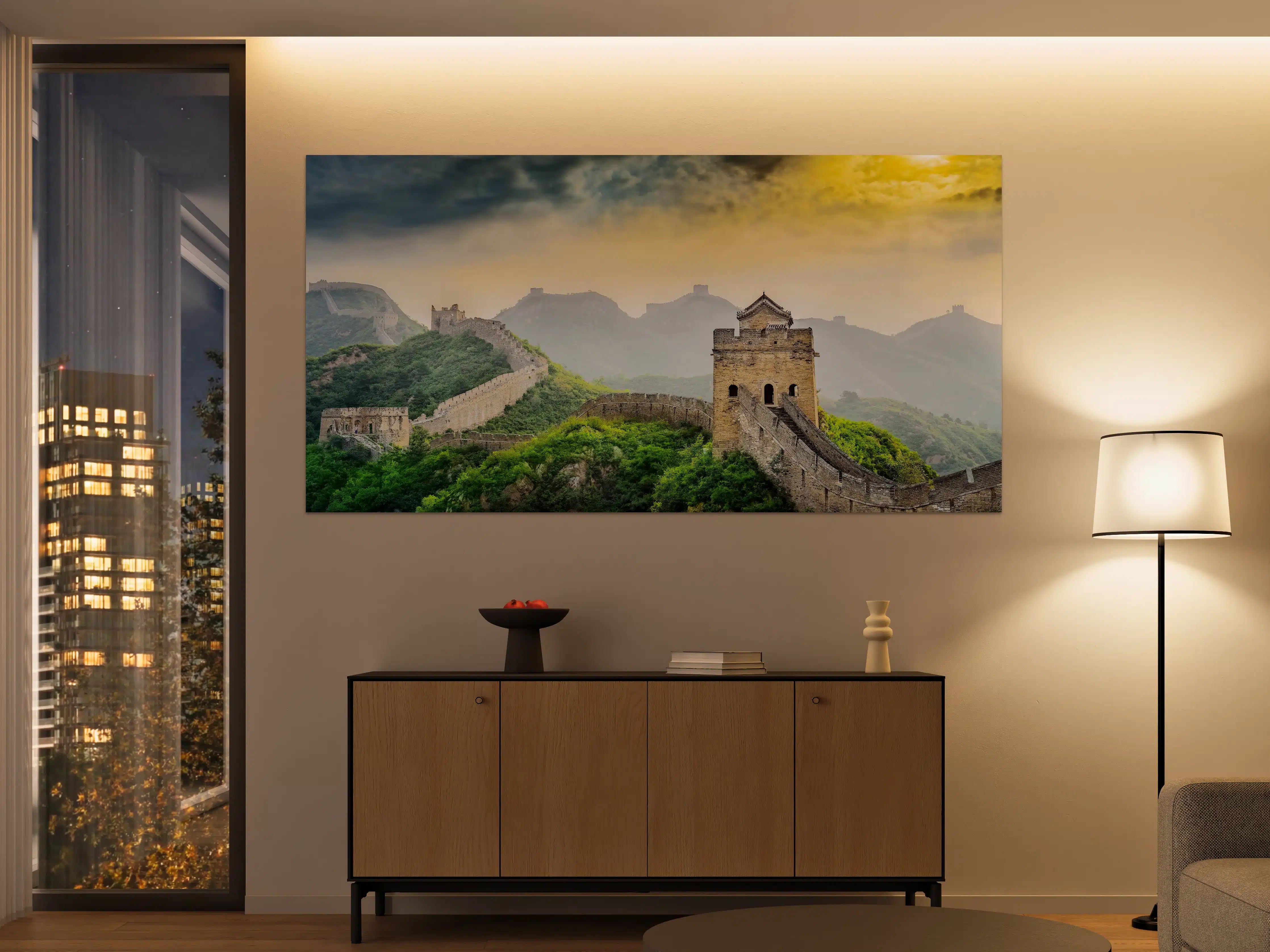 Große Wandbilder - Historische chinesische Mauerlandschaft