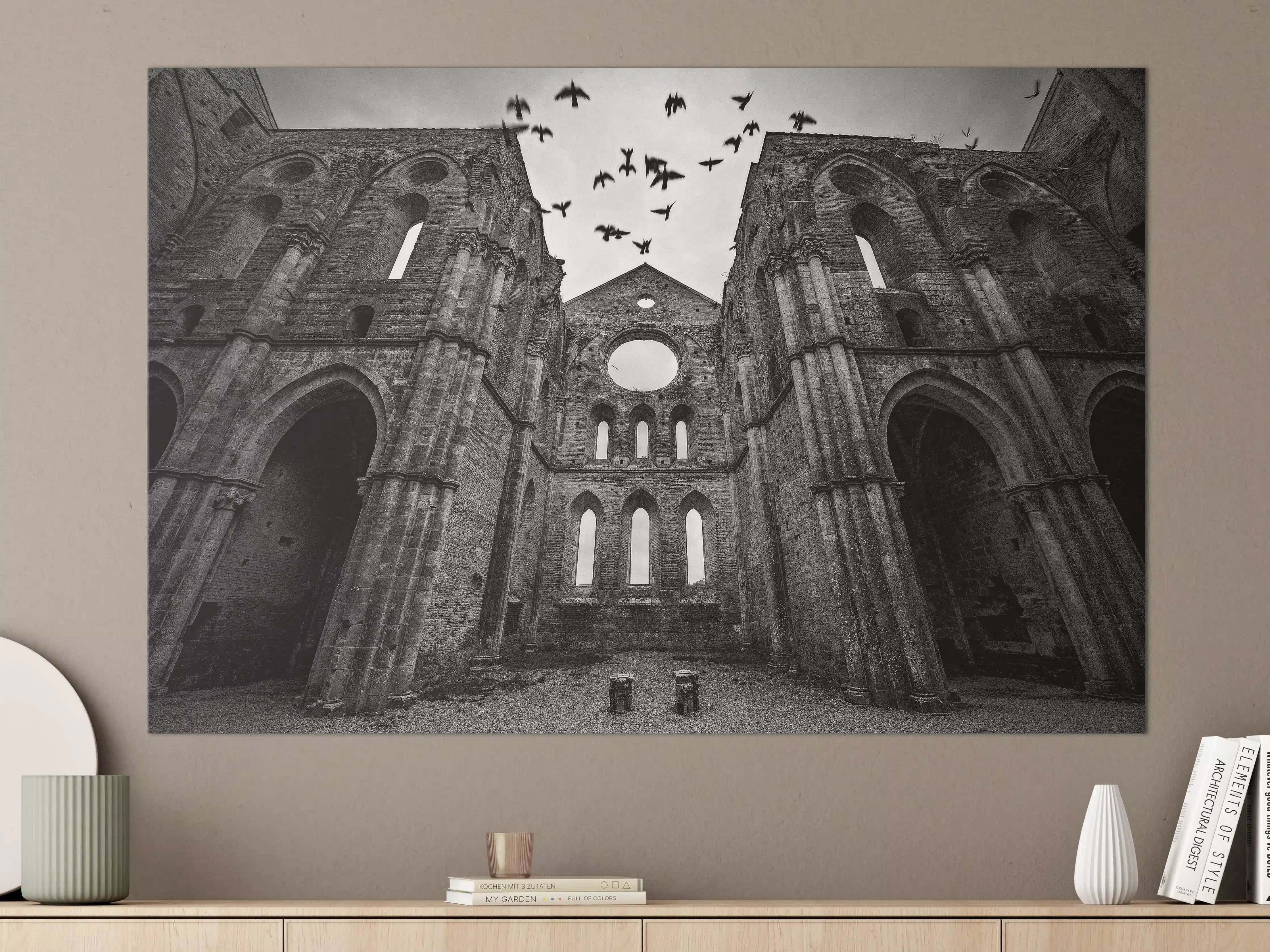Große Wandbilder - Historisches Kloster - San Galgano