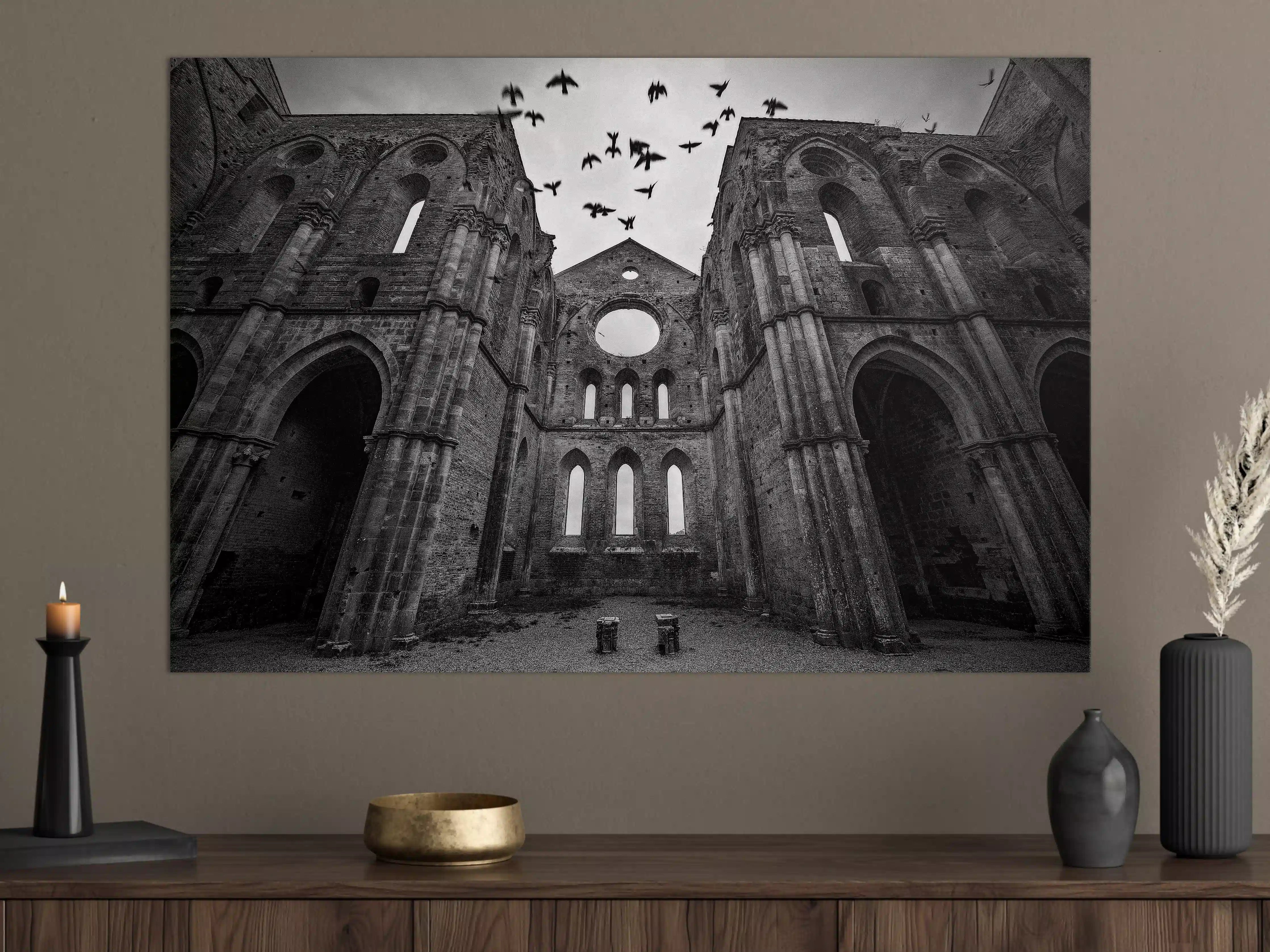 Große Wandbilder - Historisches Kloster - San Galgano