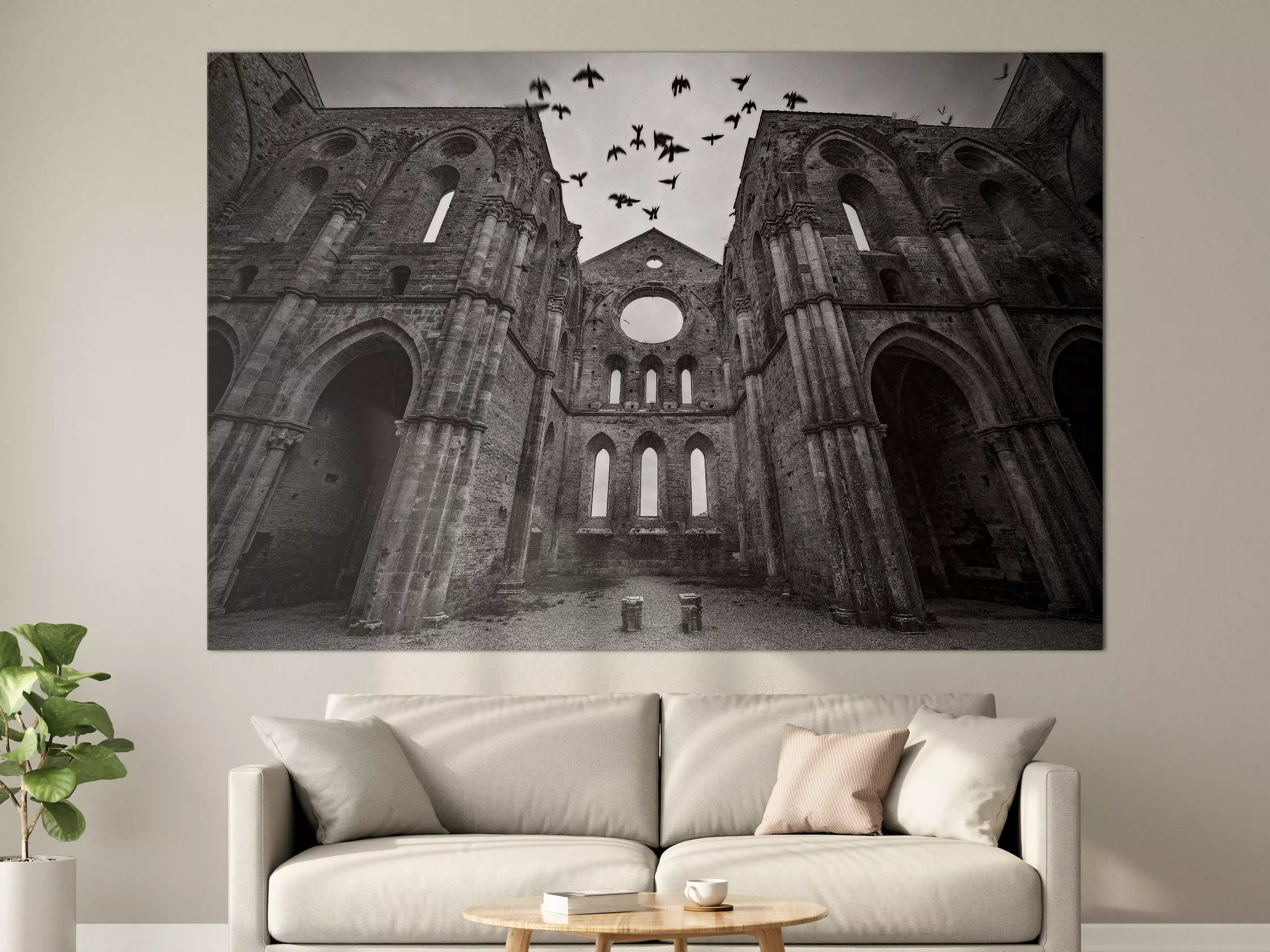 Große Wandbilder - Historisches Kloster - San Galgano