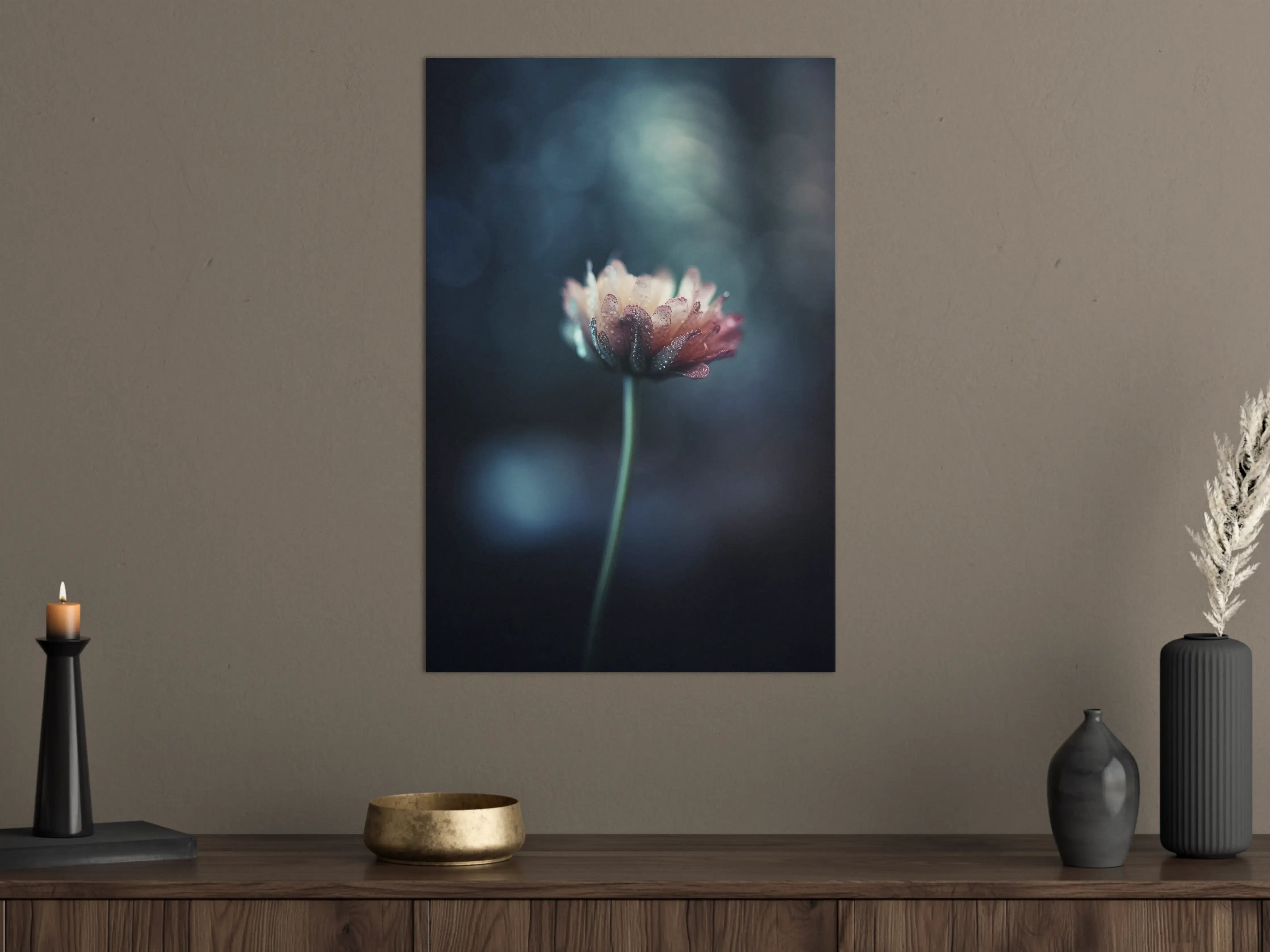 Große Wandbilder - Hochauflösende Blume - verschwommen