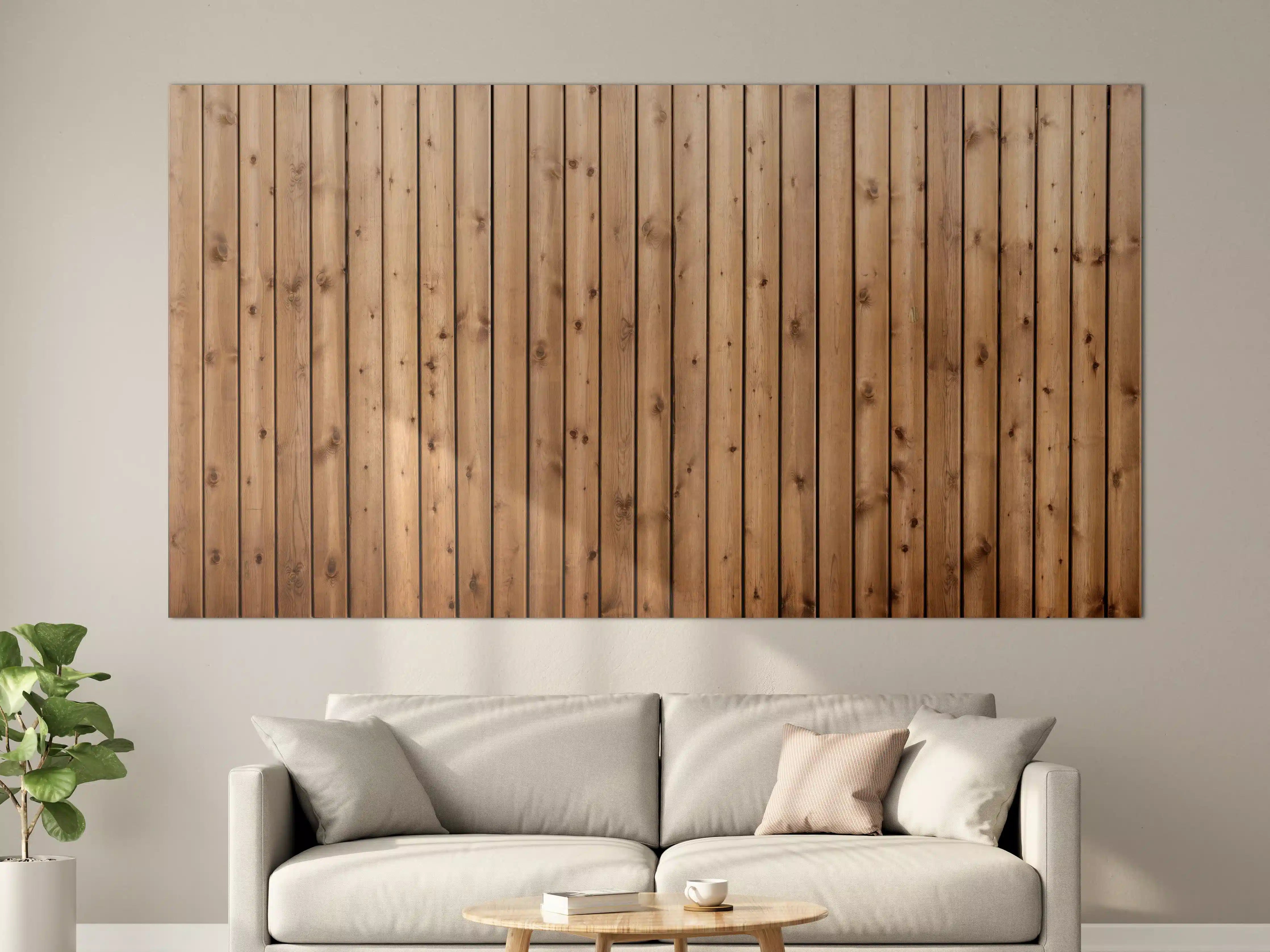 Große Wandbilder - Hochauflösende Holzbrett-Struktur