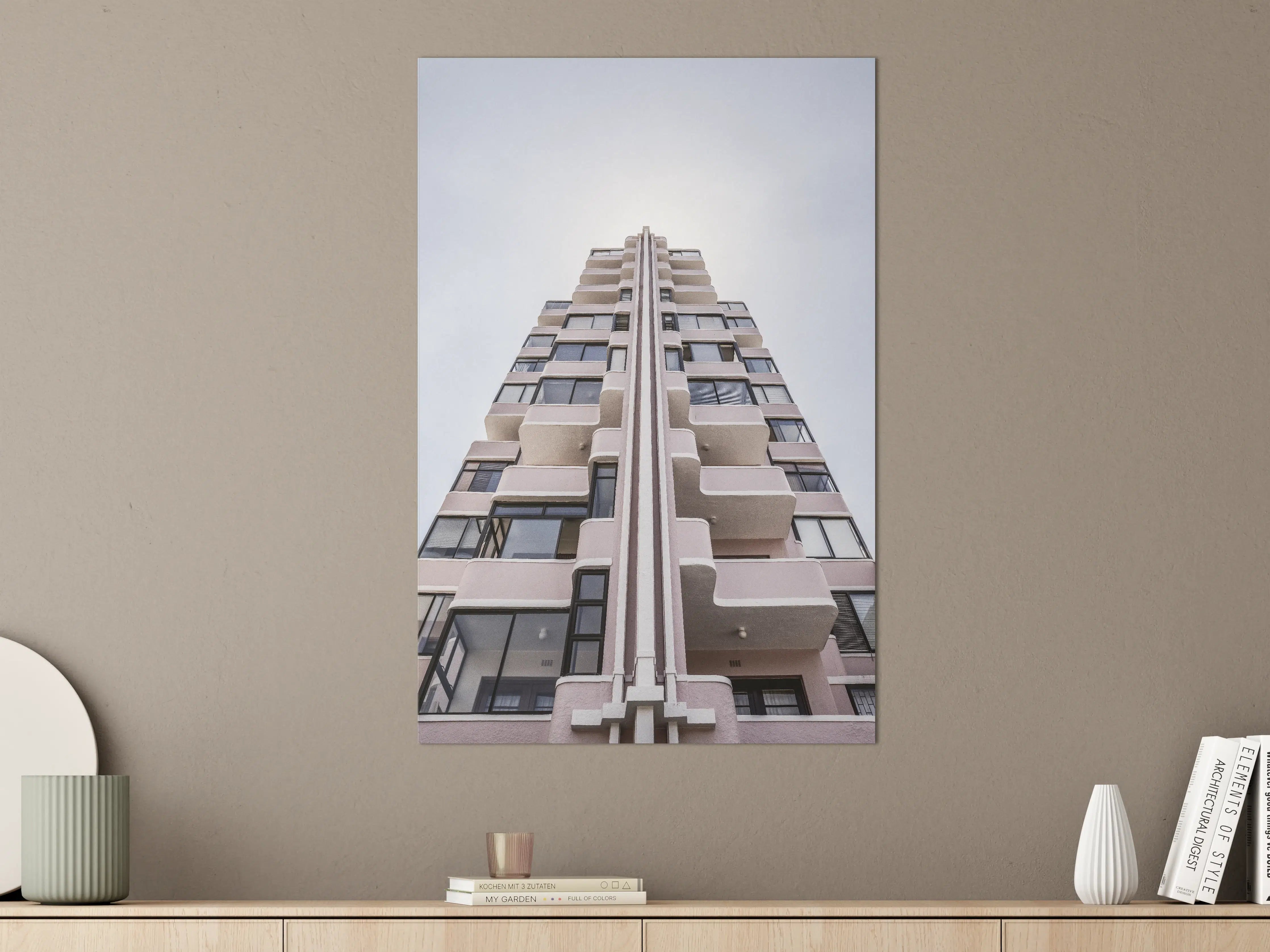 Große Wandbilder - Hohe Architektur