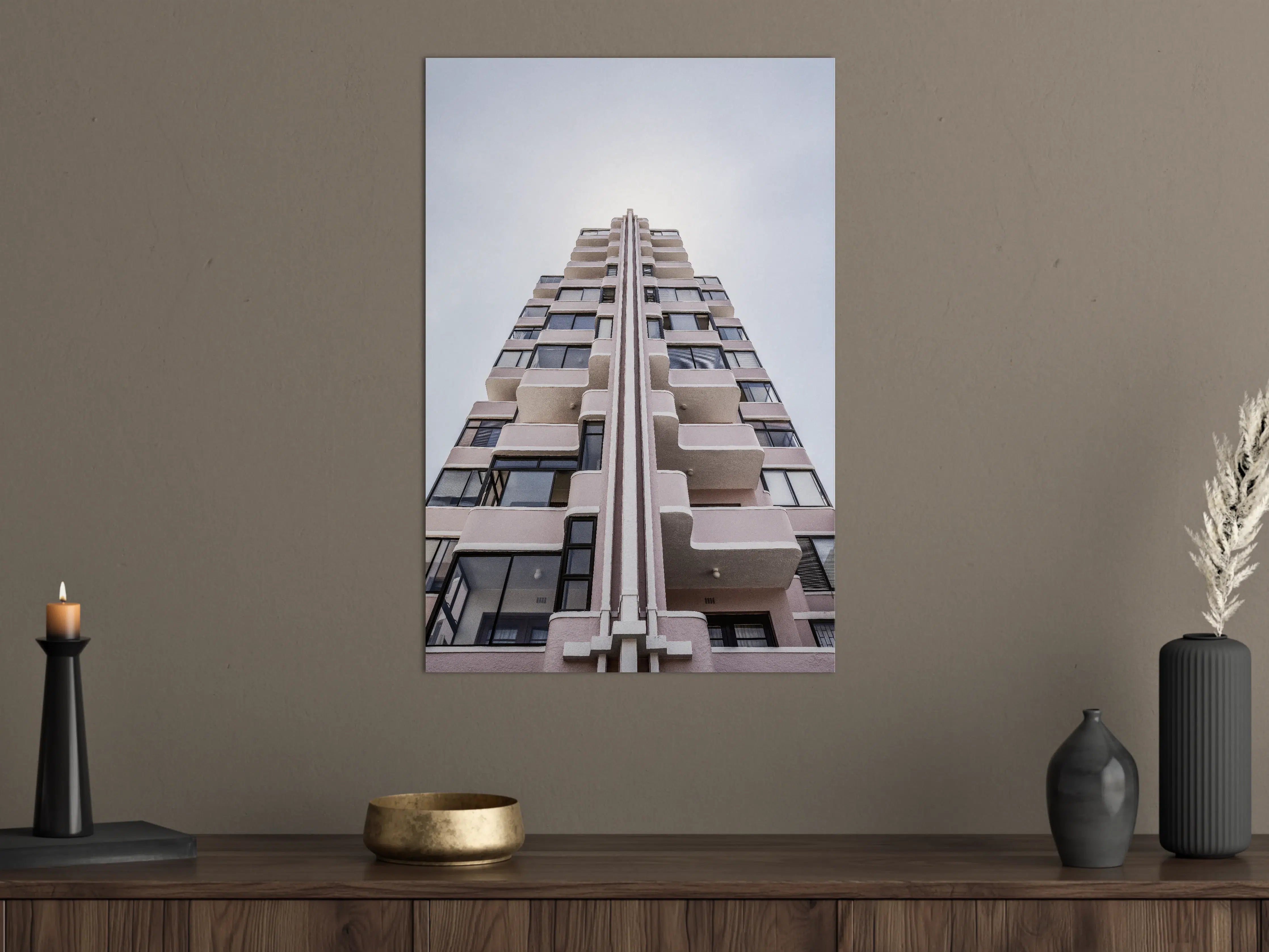 Große Wandbilder - Hohe Architektur