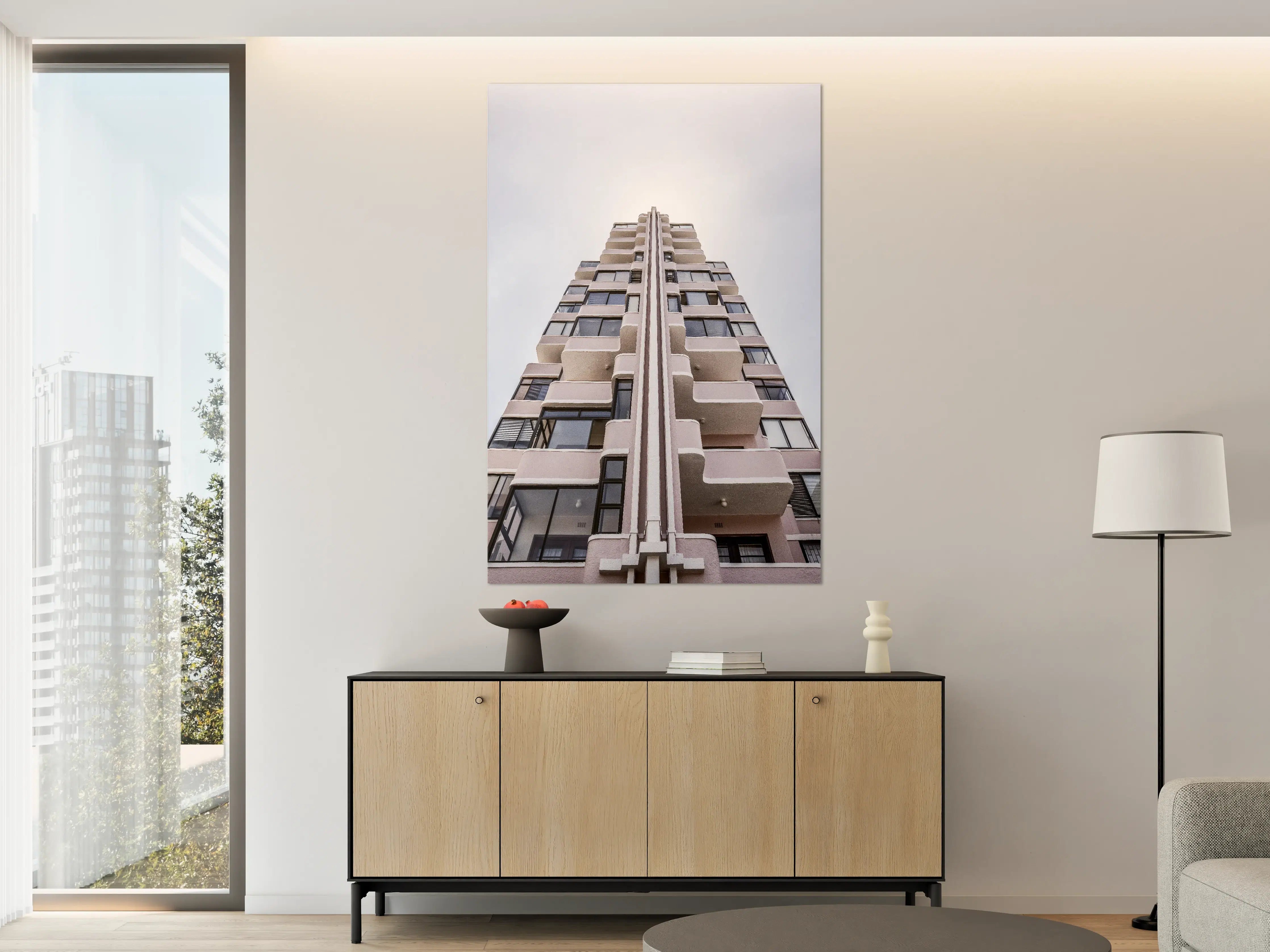 Große Wandbilder - Hohe Architektur