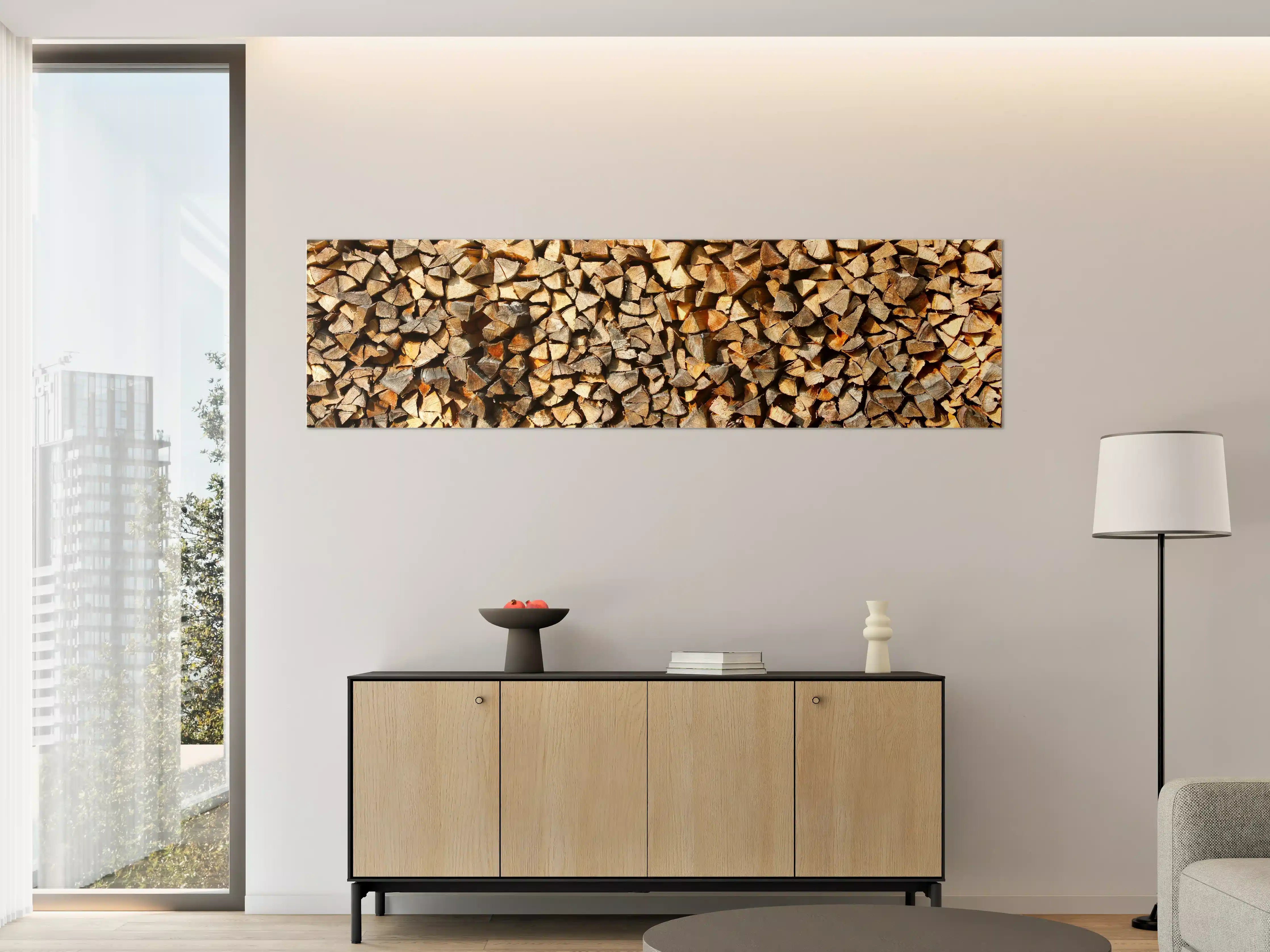 Große Wandbilder - Holzstämme