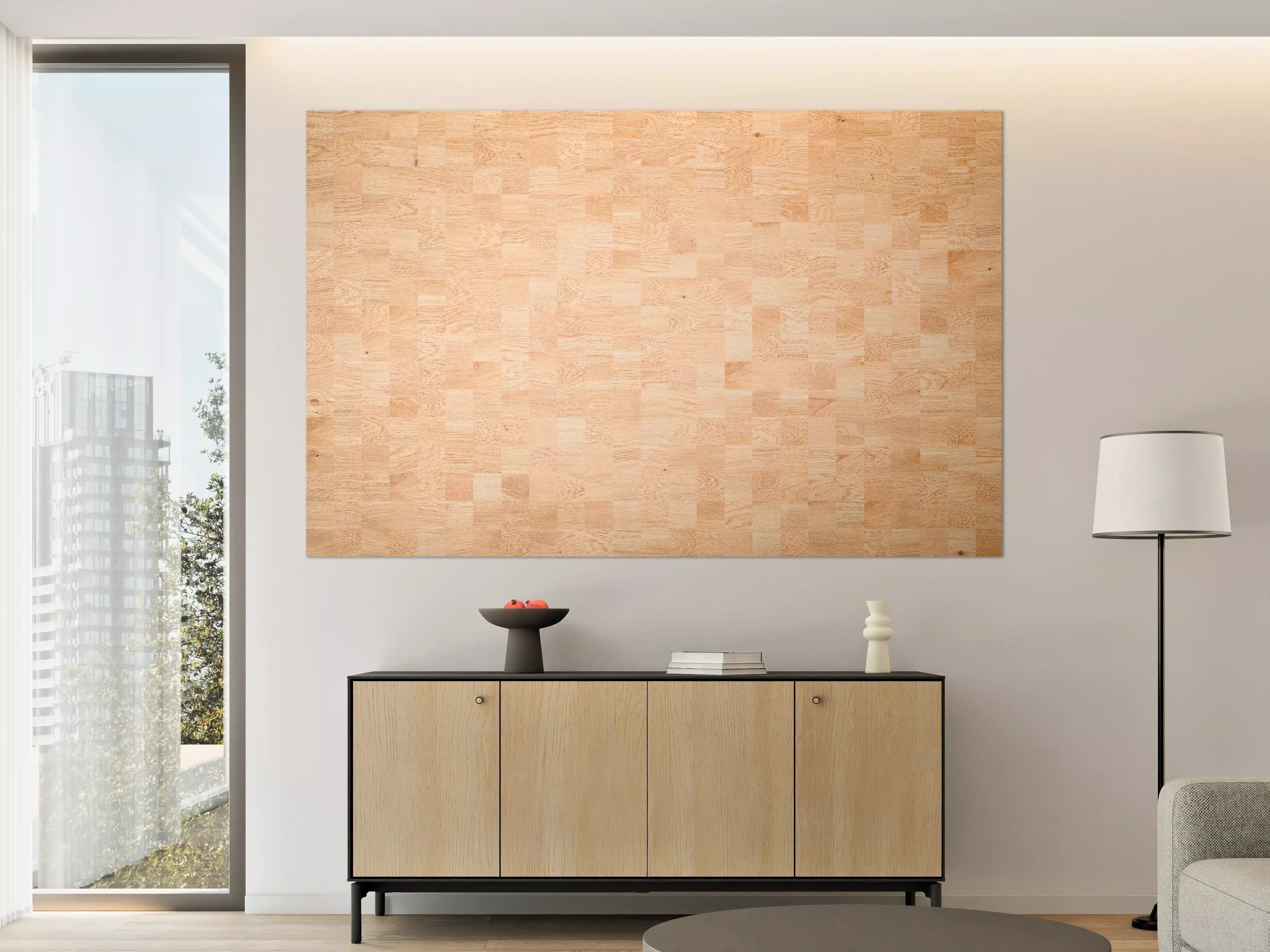 Große Wandbilder - Holztextur aus Eschenholz