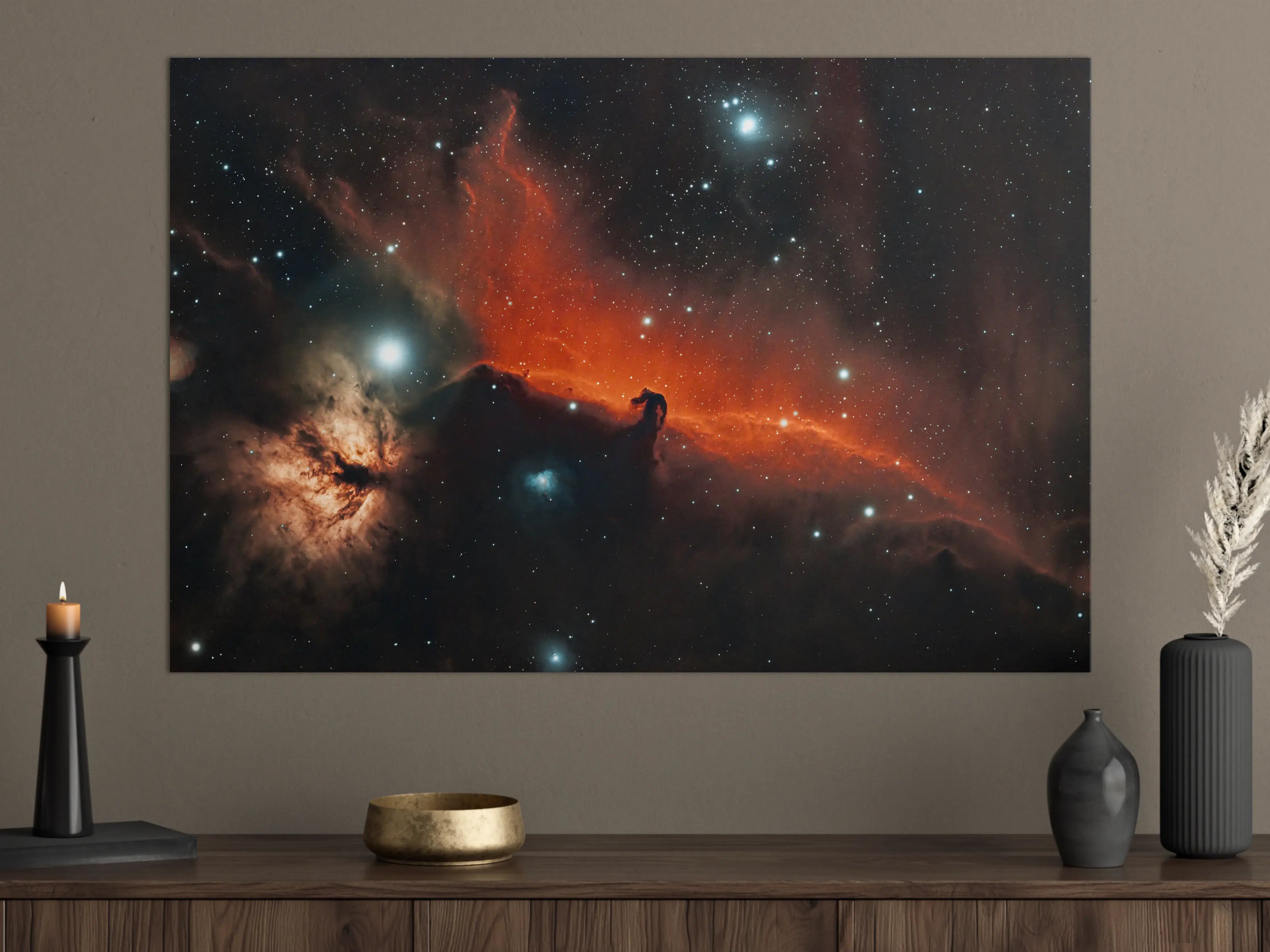 Große Wandbilder - Horsehead amd Flame Nebula