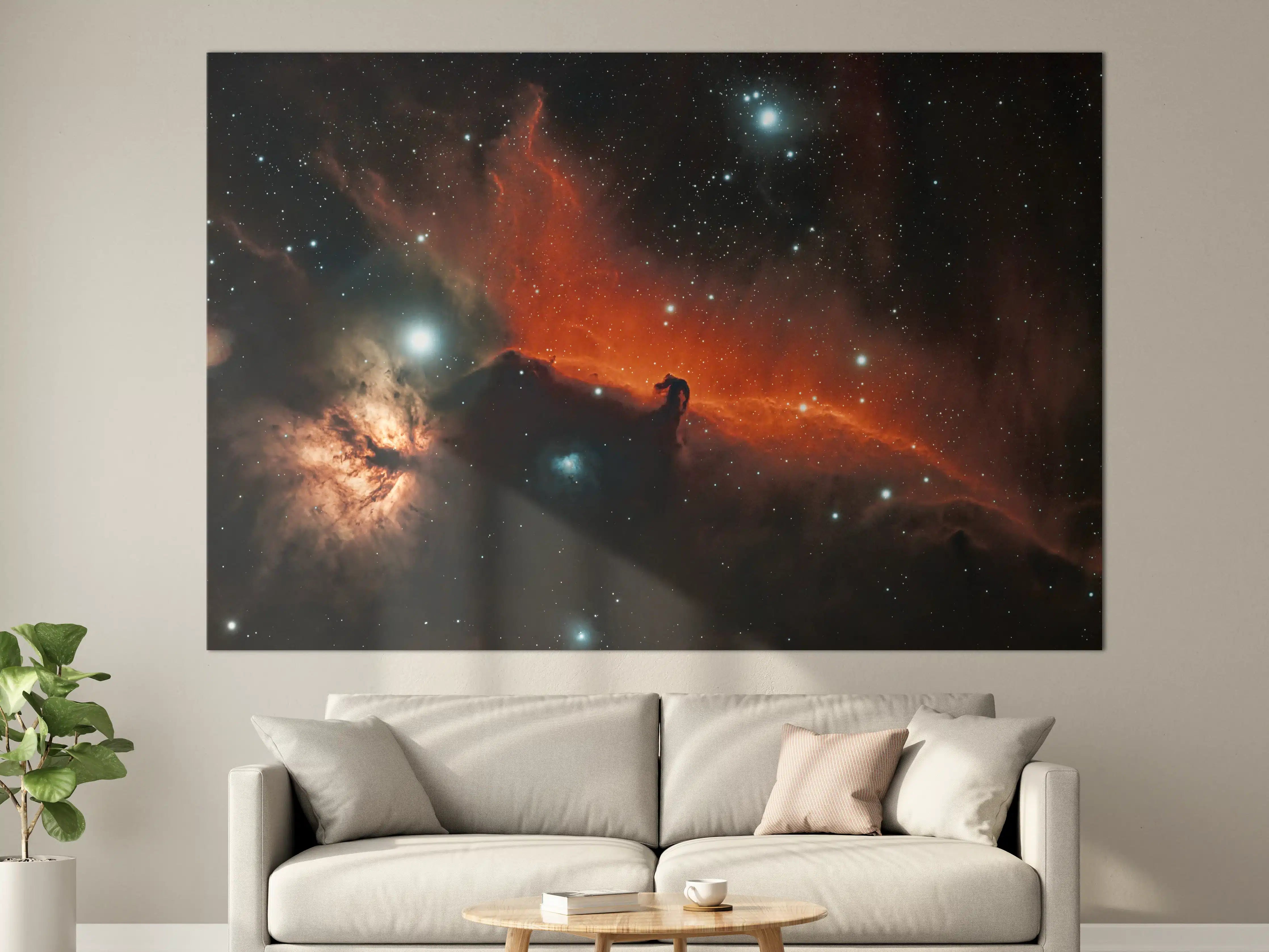Große Wandbilder - Horsehead amd Flame Nebula