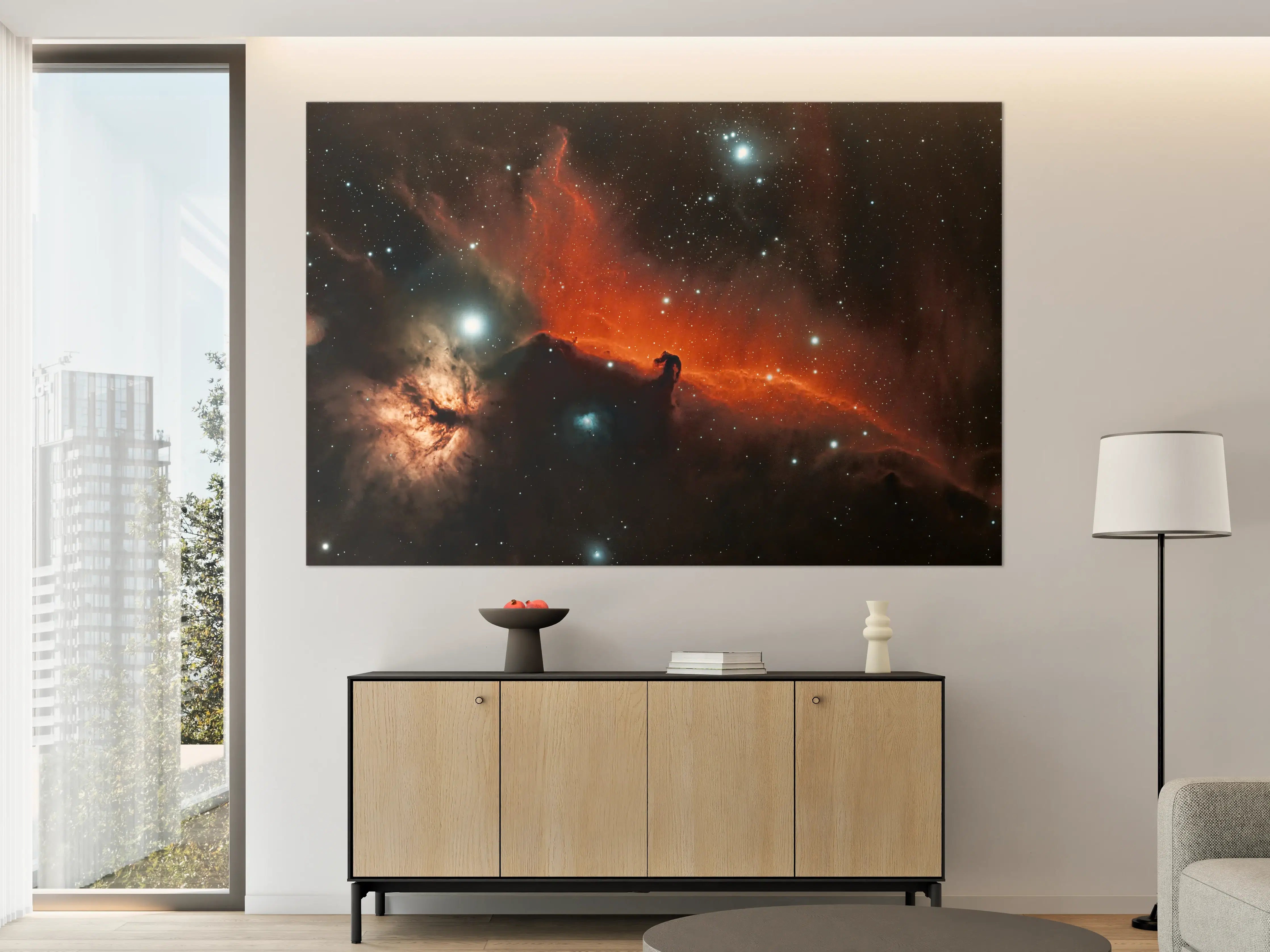 Große Wandbilder - Horsehead amd Flame Nebula