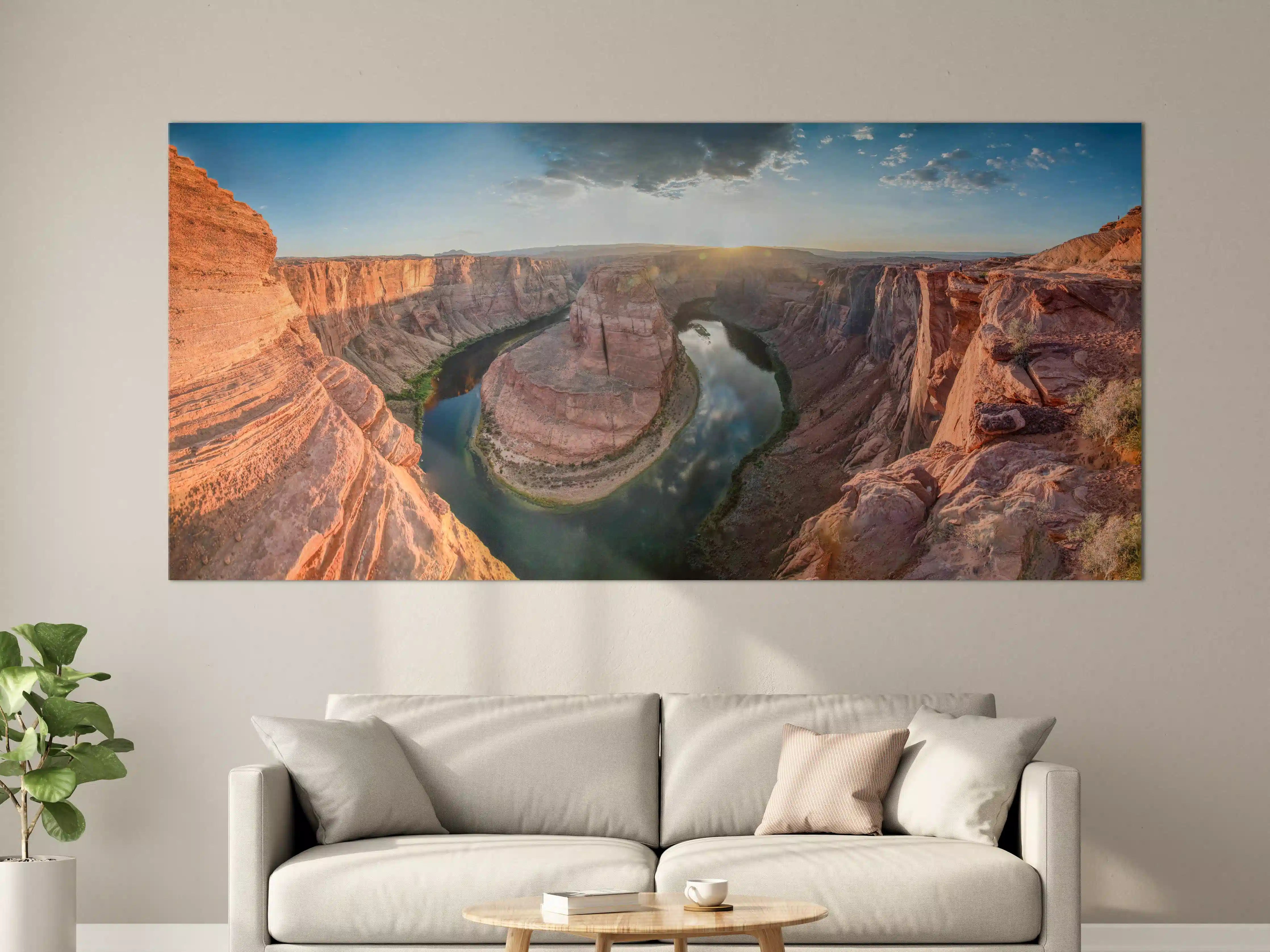 Große Wandbilder - Horseshoe Bend Sonnenuntergang