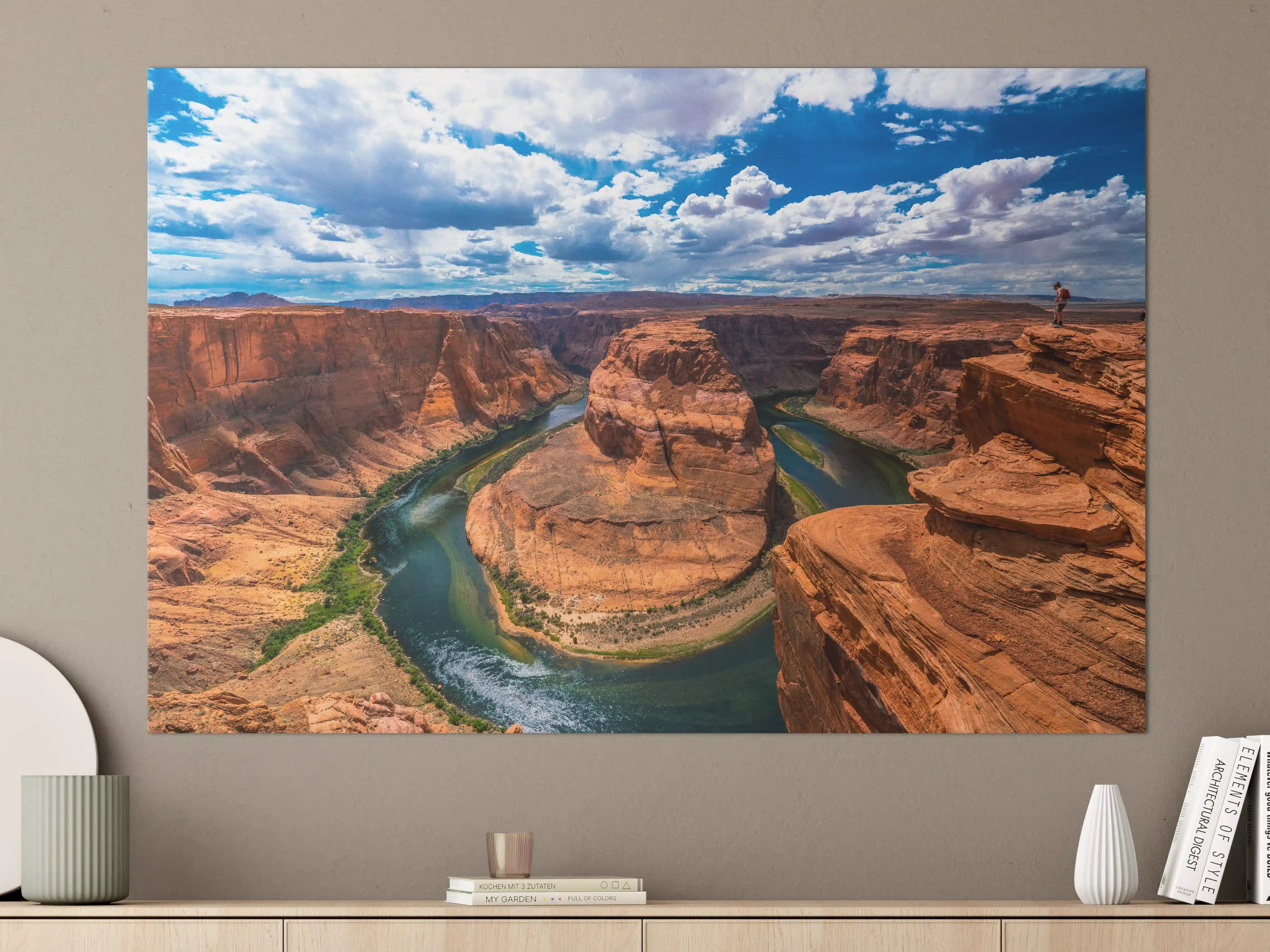 Große Wandbilder - Horseshoe Bend Tal in Arizona bei Tag