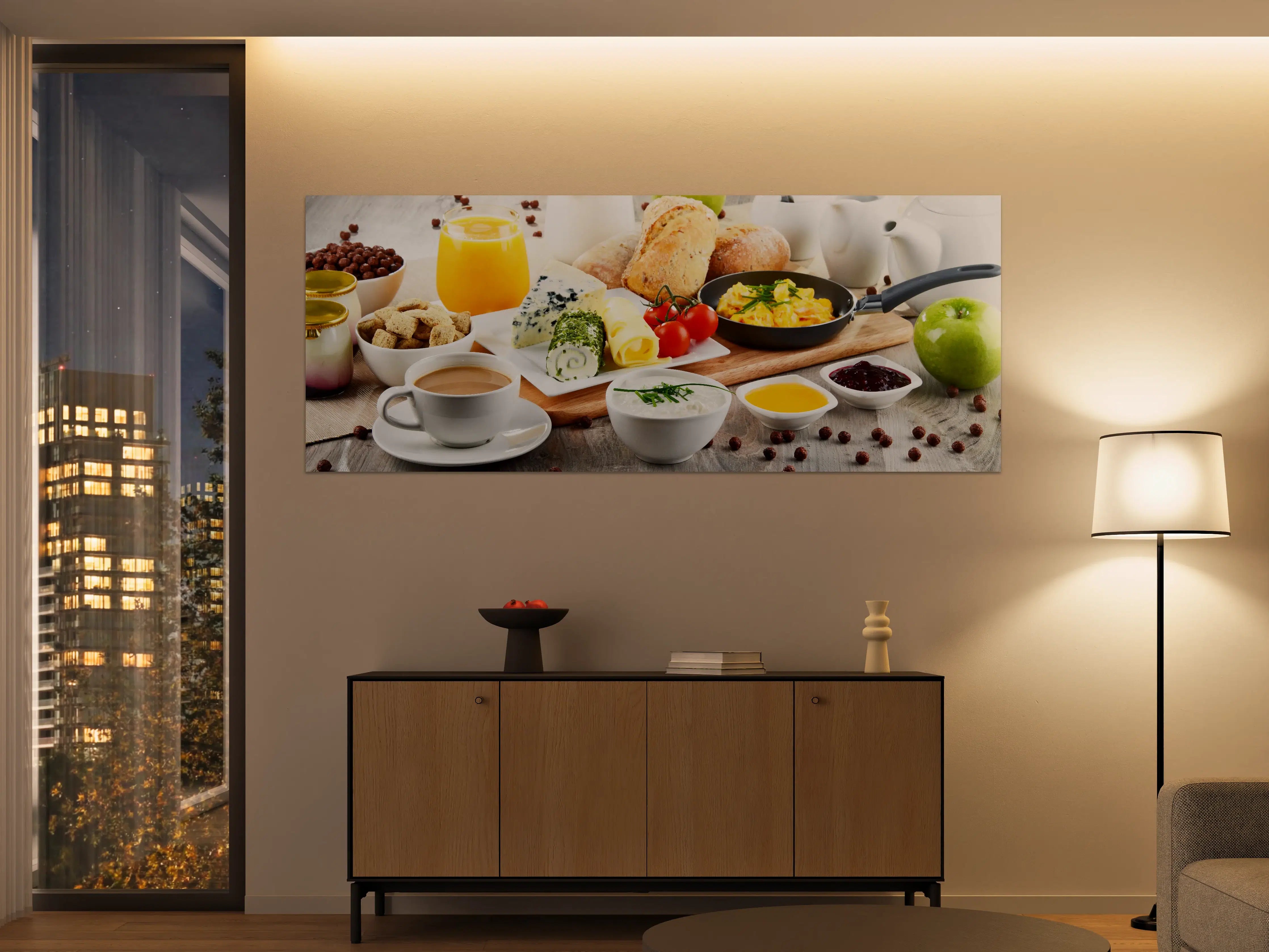 Große Wandbilder - Hotel Frühstück 