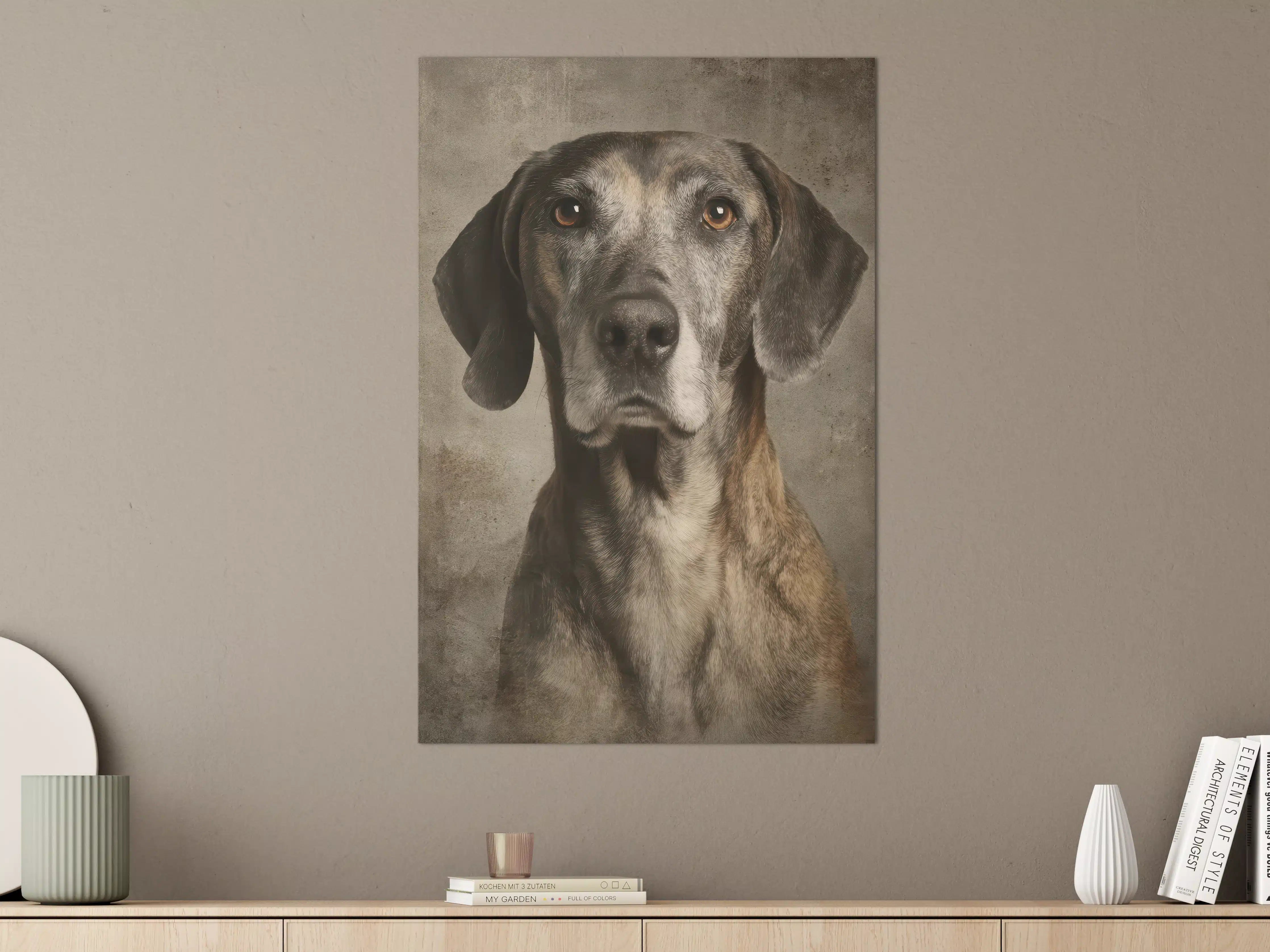 Große Wandbilder - Hundedichte Portraitaufnahme