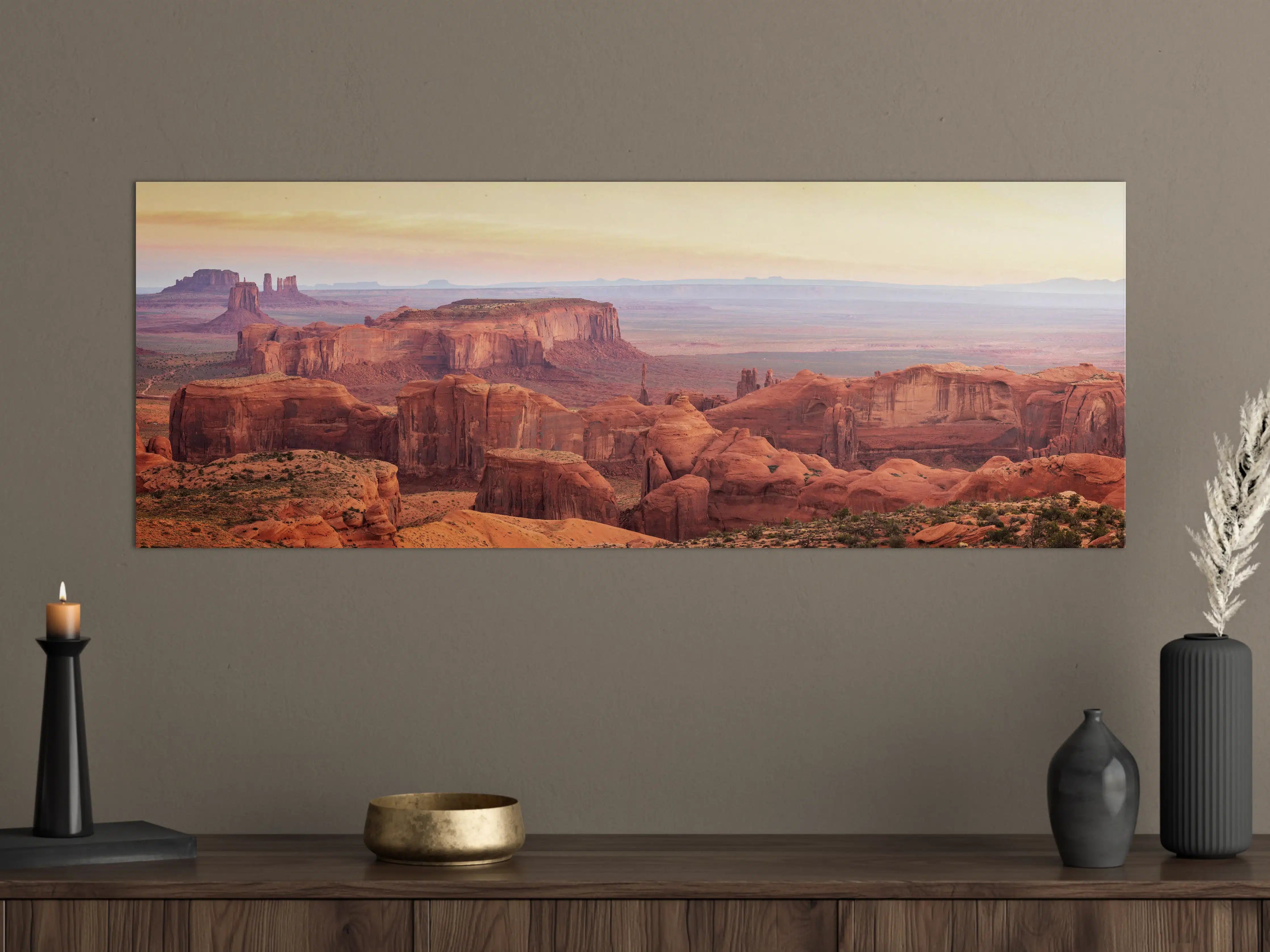 Große Wandbilder - Hunts Mesa Schlucht in Arizona