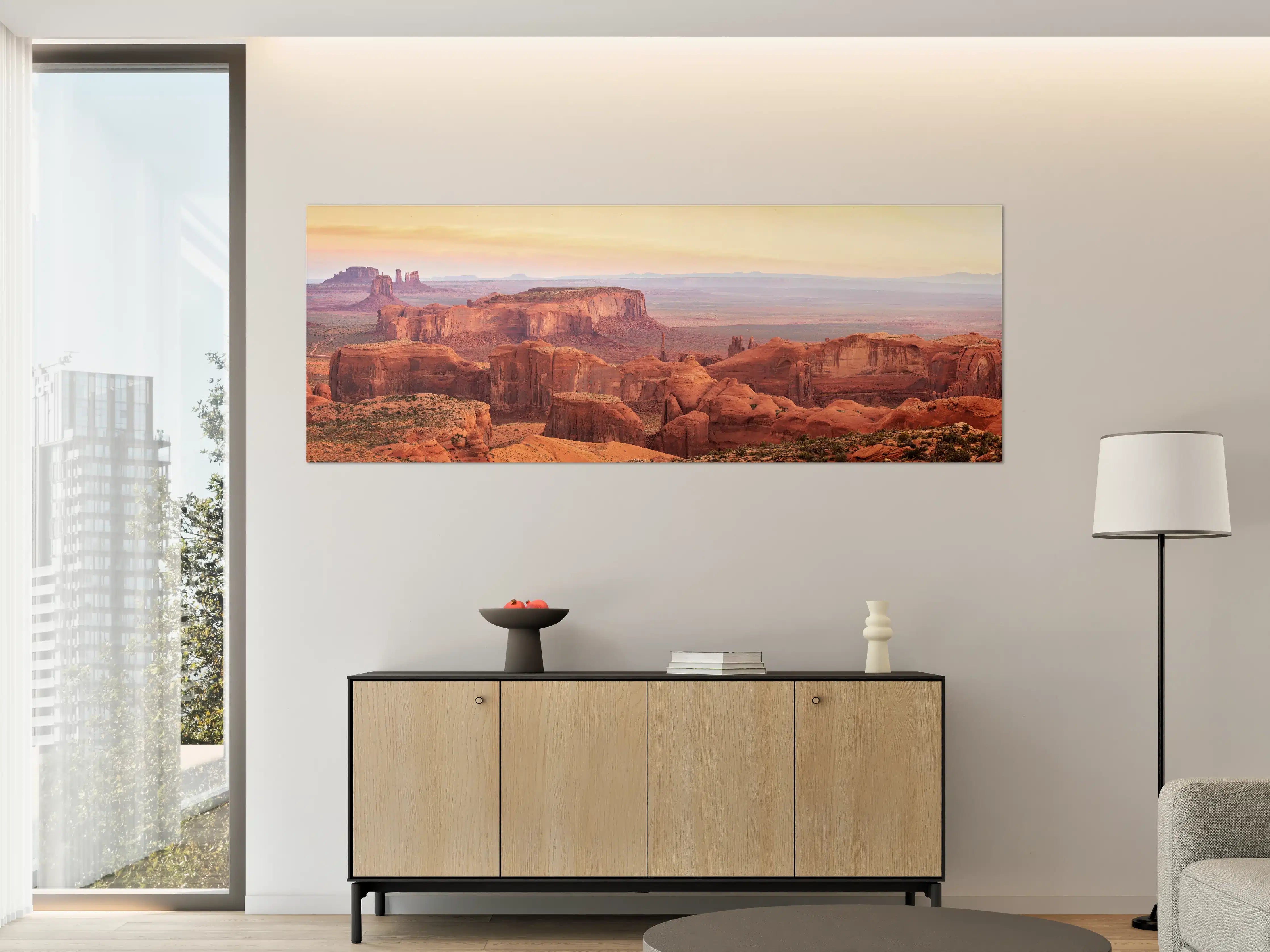 Große Wandbilder - Hunts Mesa Schlucht in Arizona