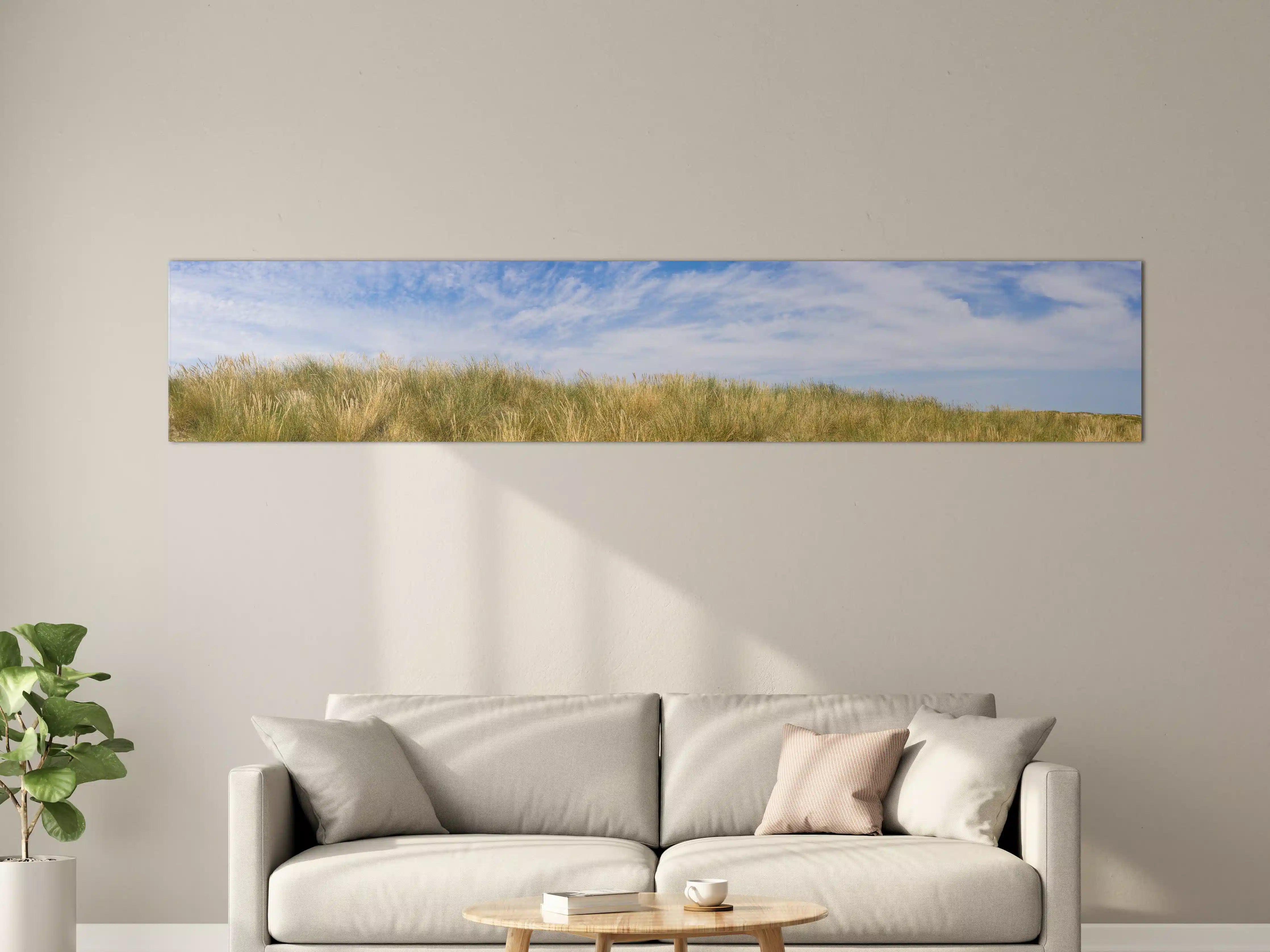 Große Wandbilder - Idyllische Küstenlandschaft mit Himmel