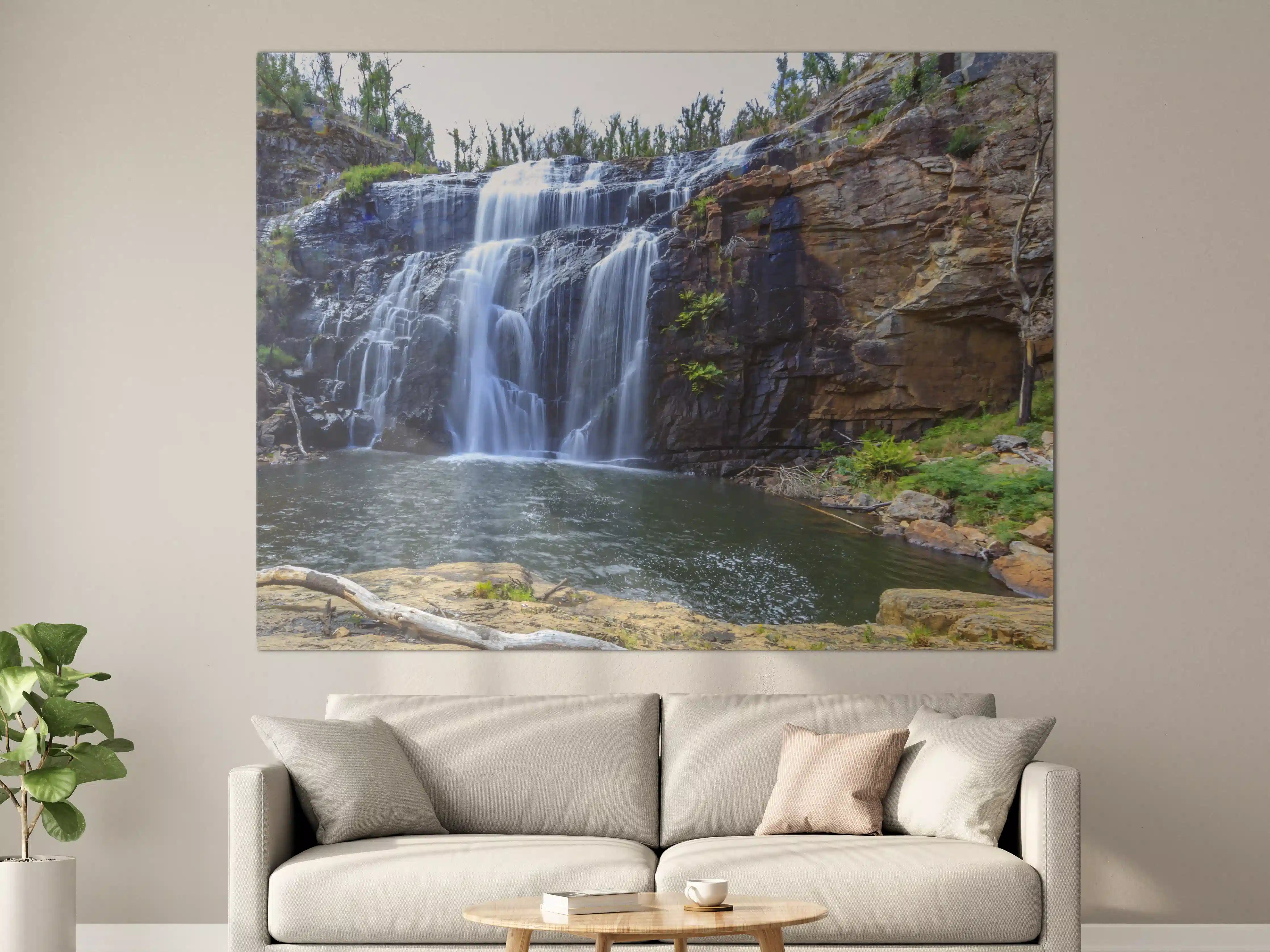 Große Wandbilder - Idyllischer Wasserfall in New South Wales Australien